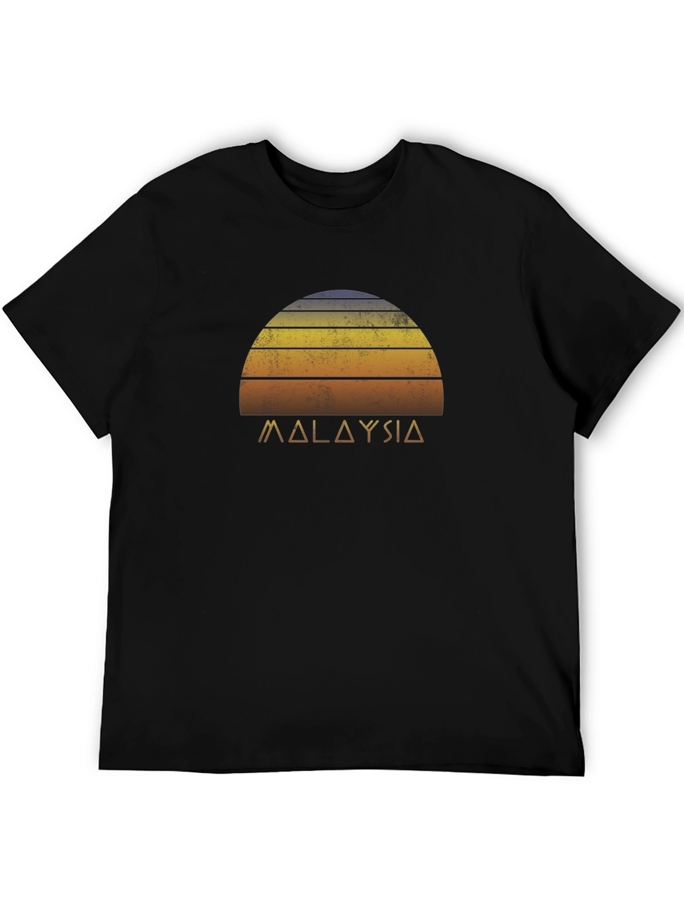 Retro Malaysia Sunset Graphic Tee - Soft Cotton