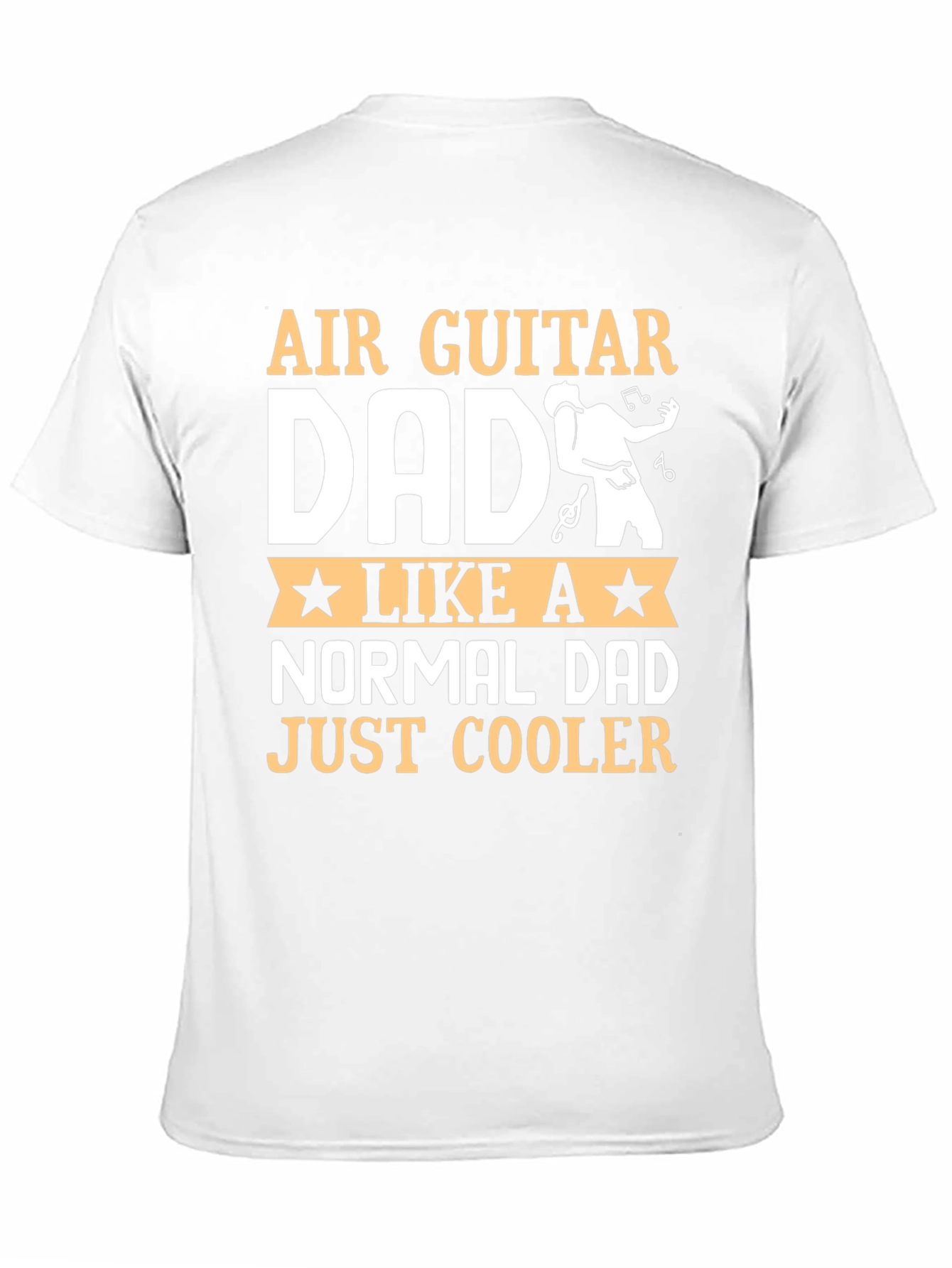 Air Guitar Dad T-Shirt - Cool Dad Gift