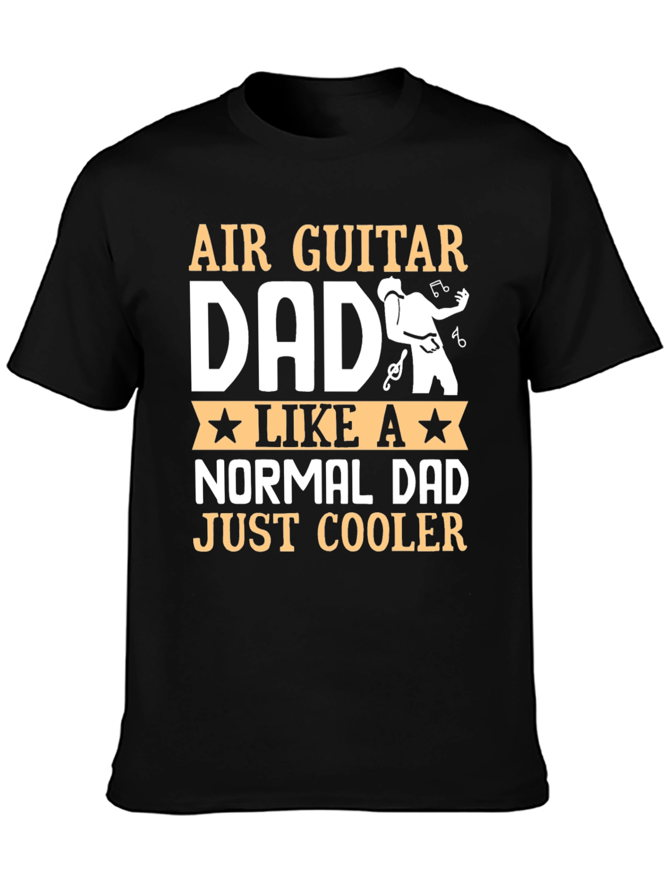 Air Guitar Dad T-Shirt - Cool Dad Gift