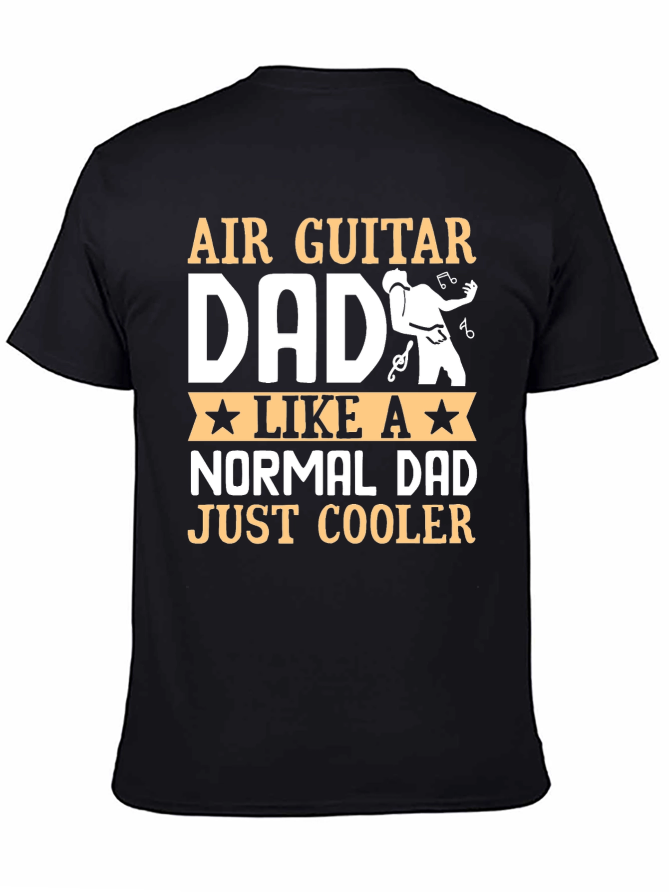 Air Guitar Dad T-Shirt - Cool Dad Gift