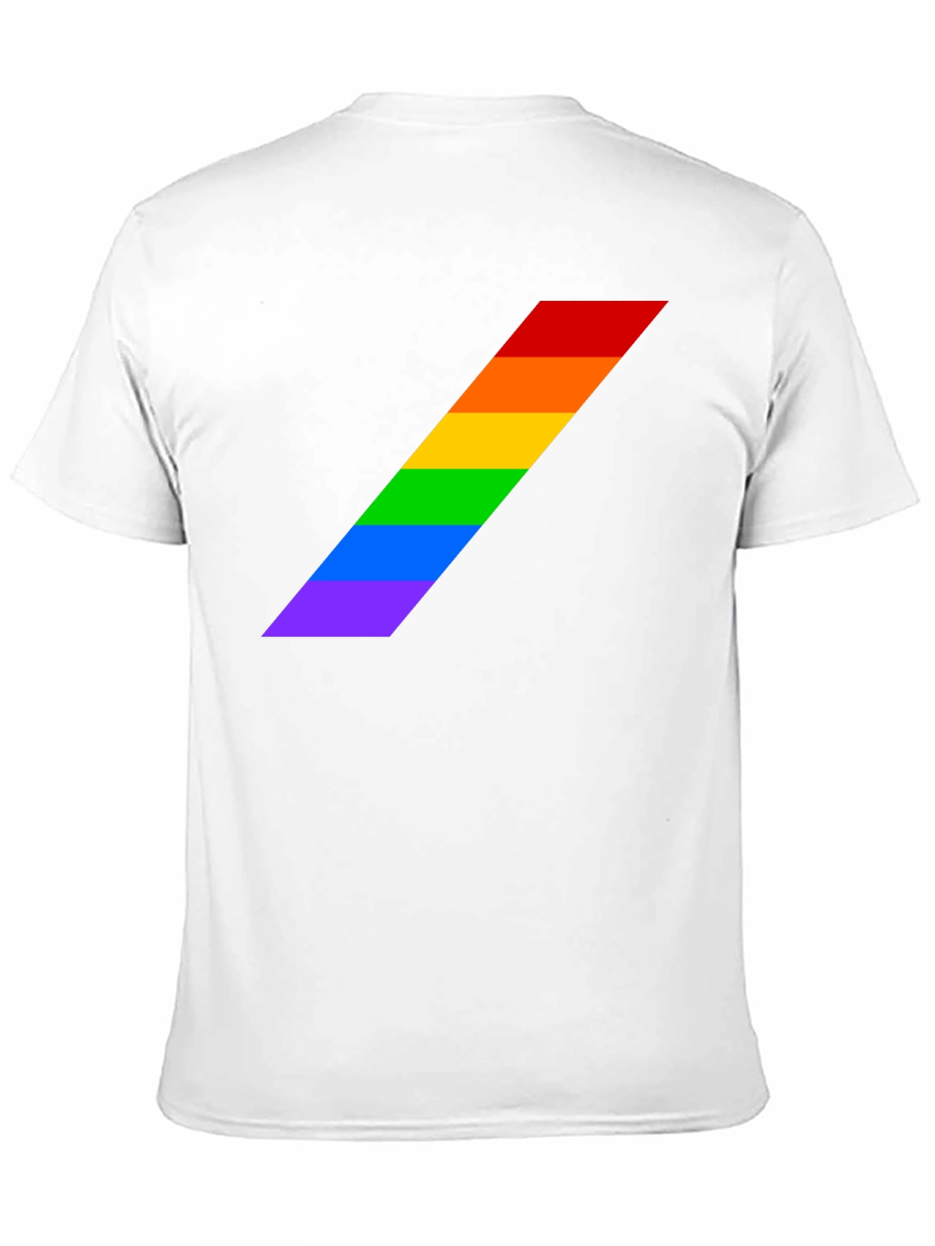 Pride Stripe Tee - Black LGBTQ+ Shirt