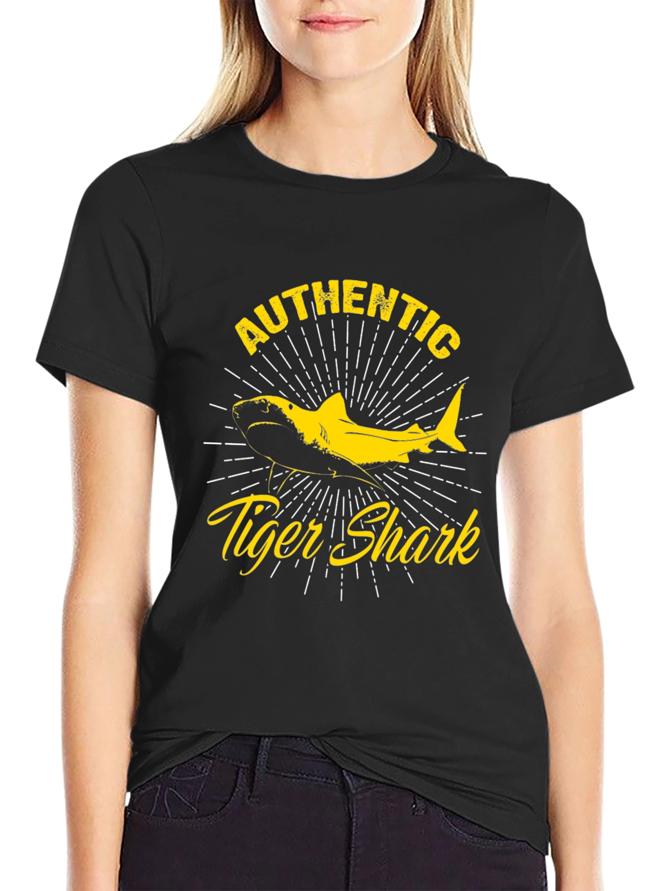 Authentic Tiger Shark Graphic T-Shirt