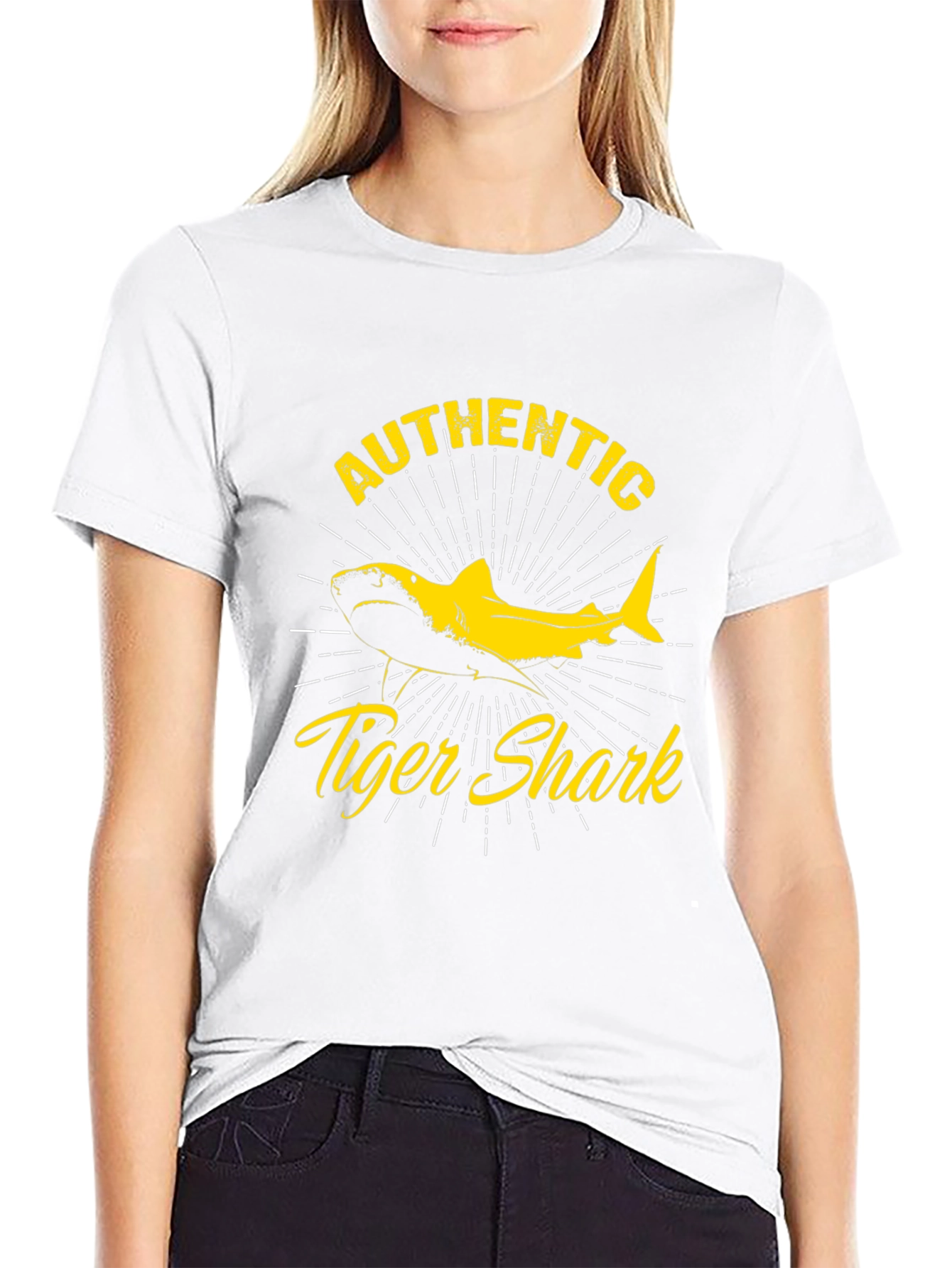 Authentic Tiger Shark Graphic T-Shirt
