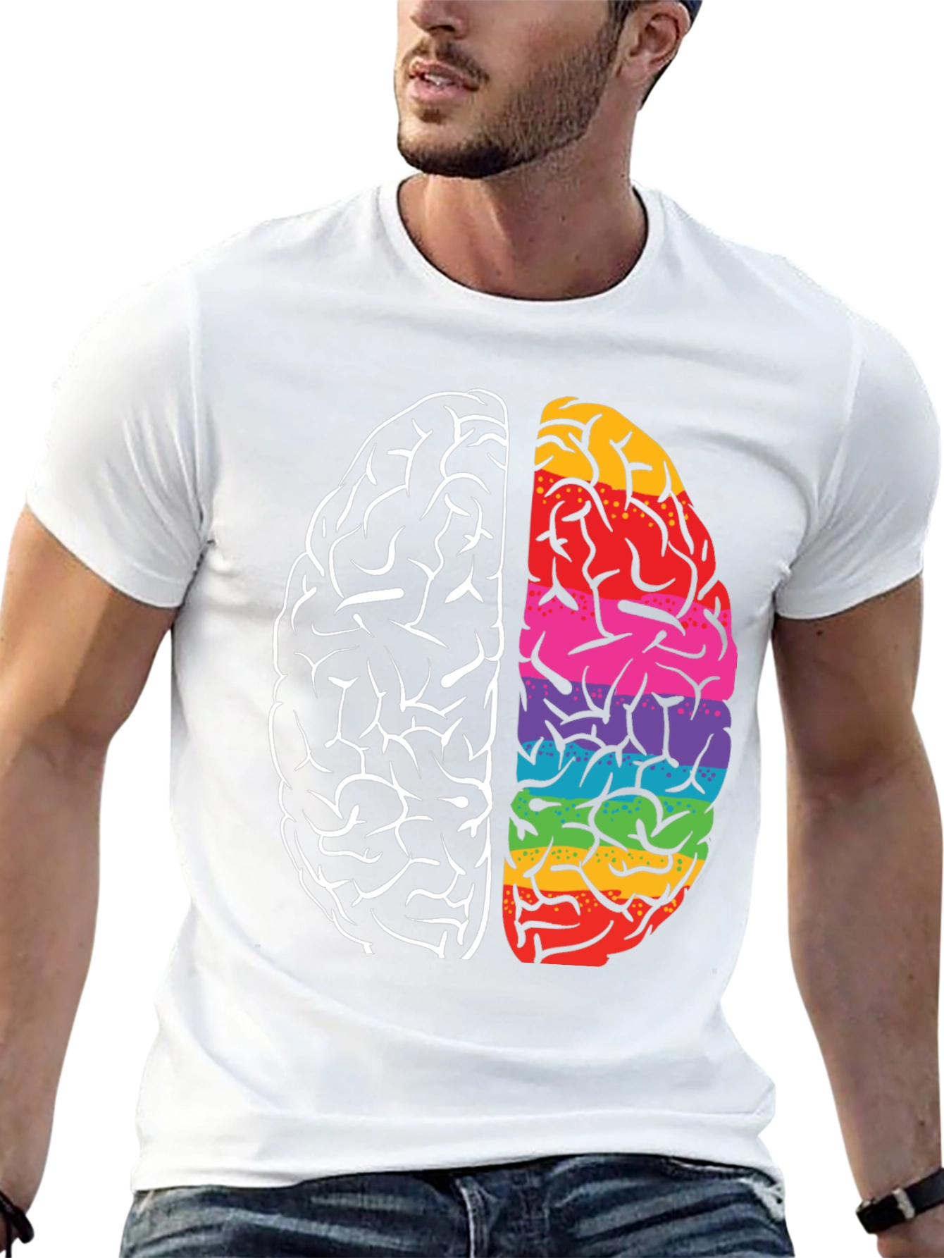 Brain Power Tee - Black T-Shirt