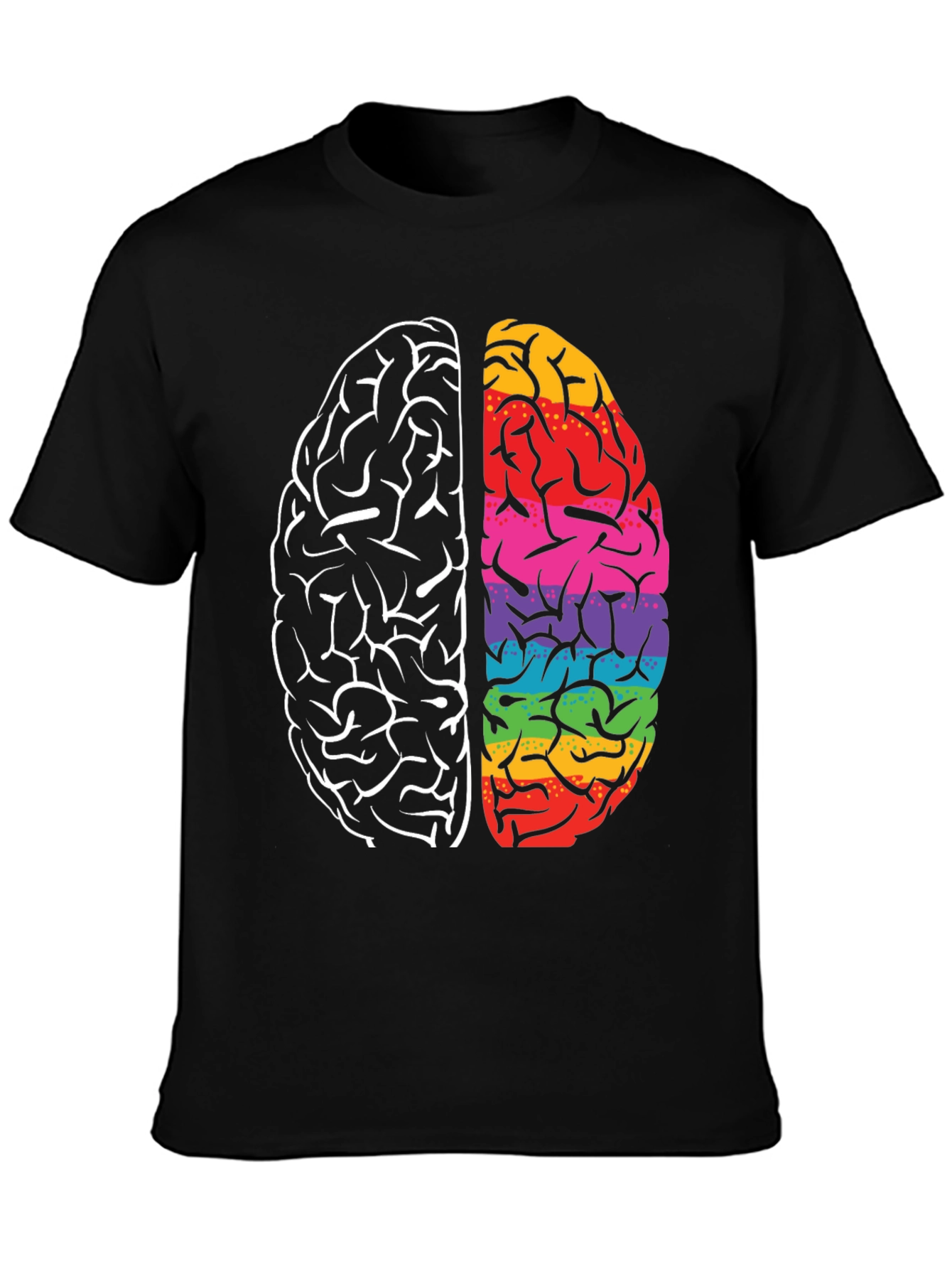Brain Power Tee - Black T-Shirt