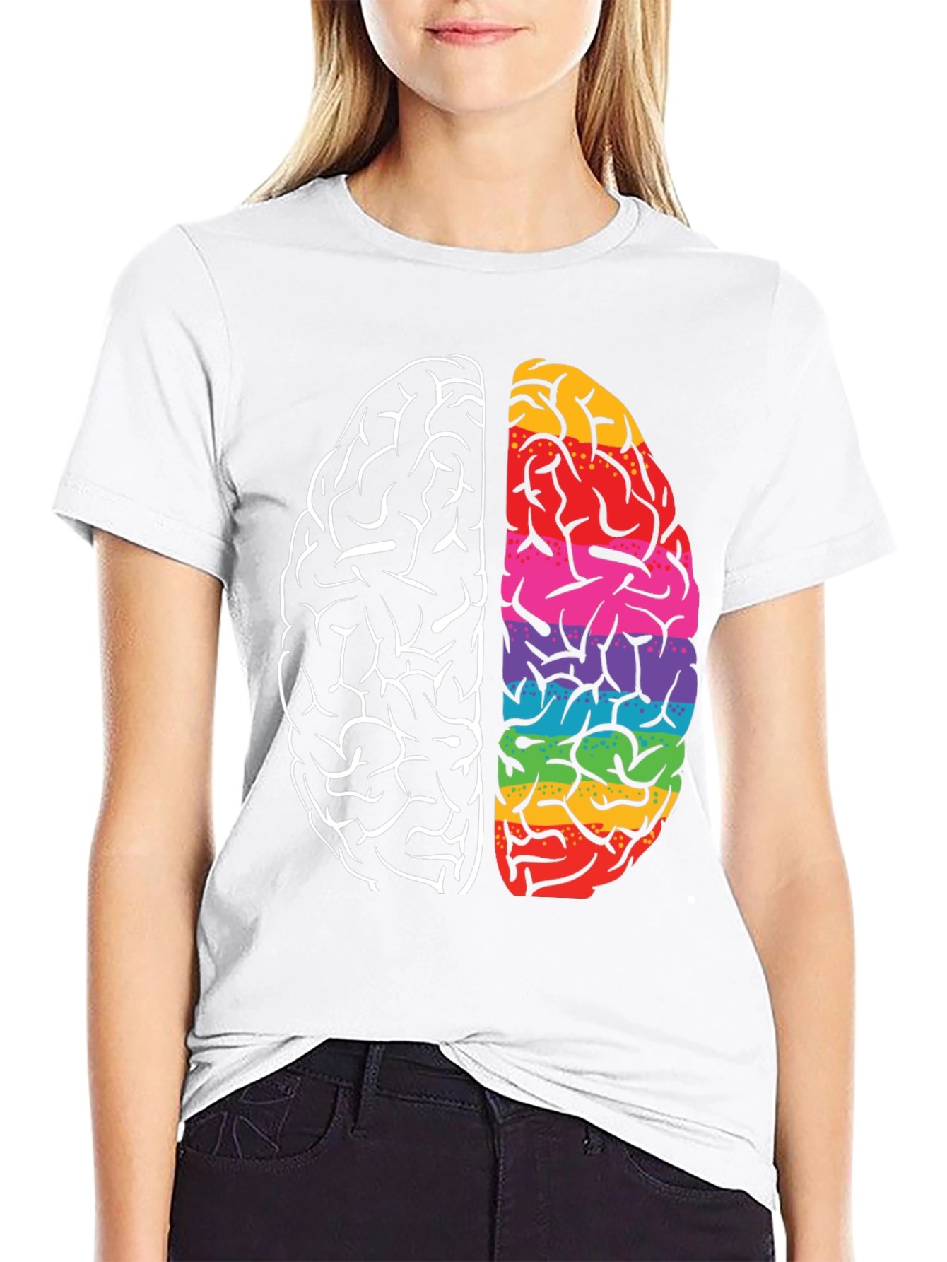 Brain Power Tee - Black T-Shirt