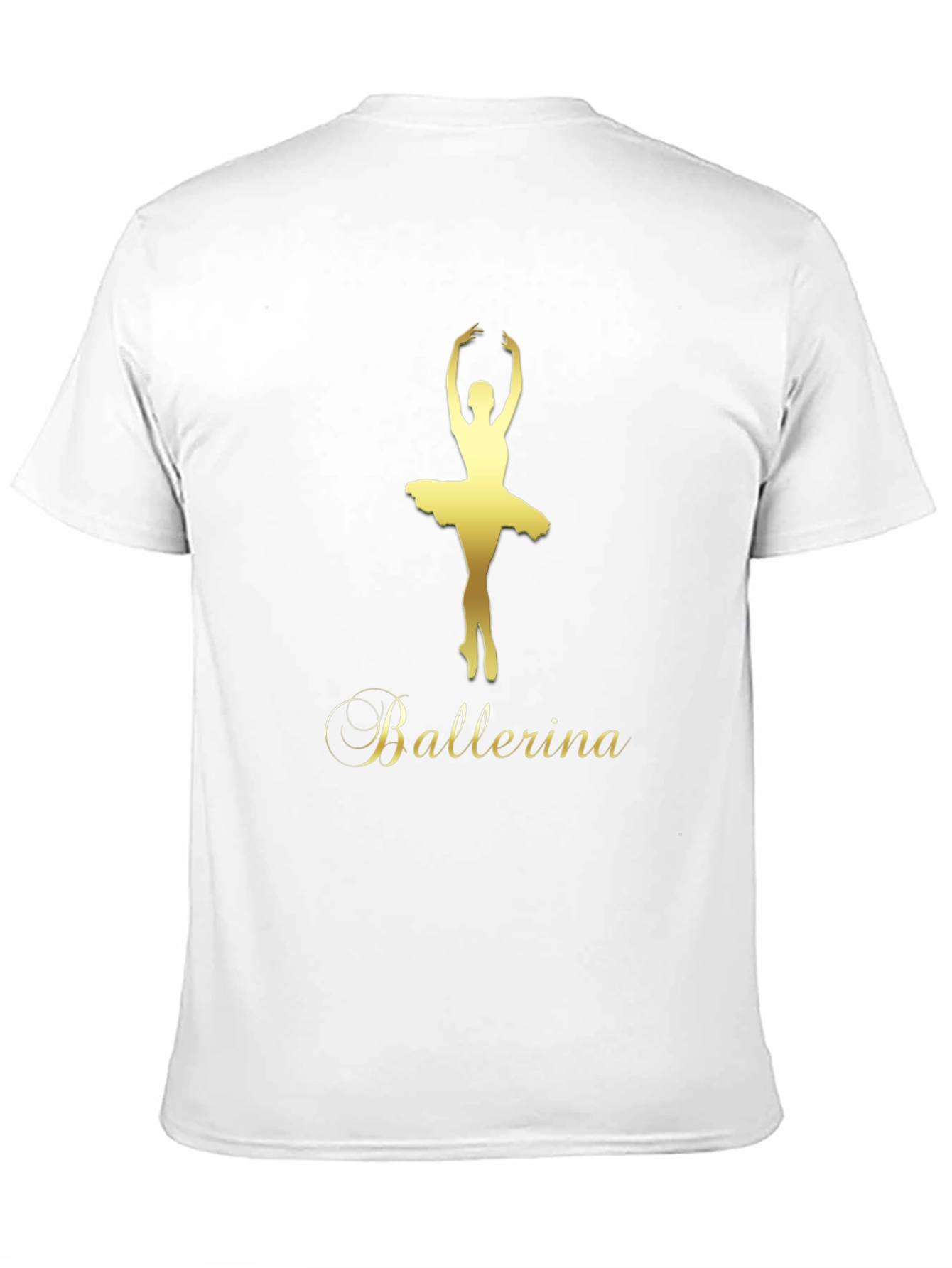 Ballerina Dance T-Shirt - Black Cotton Blend Tee