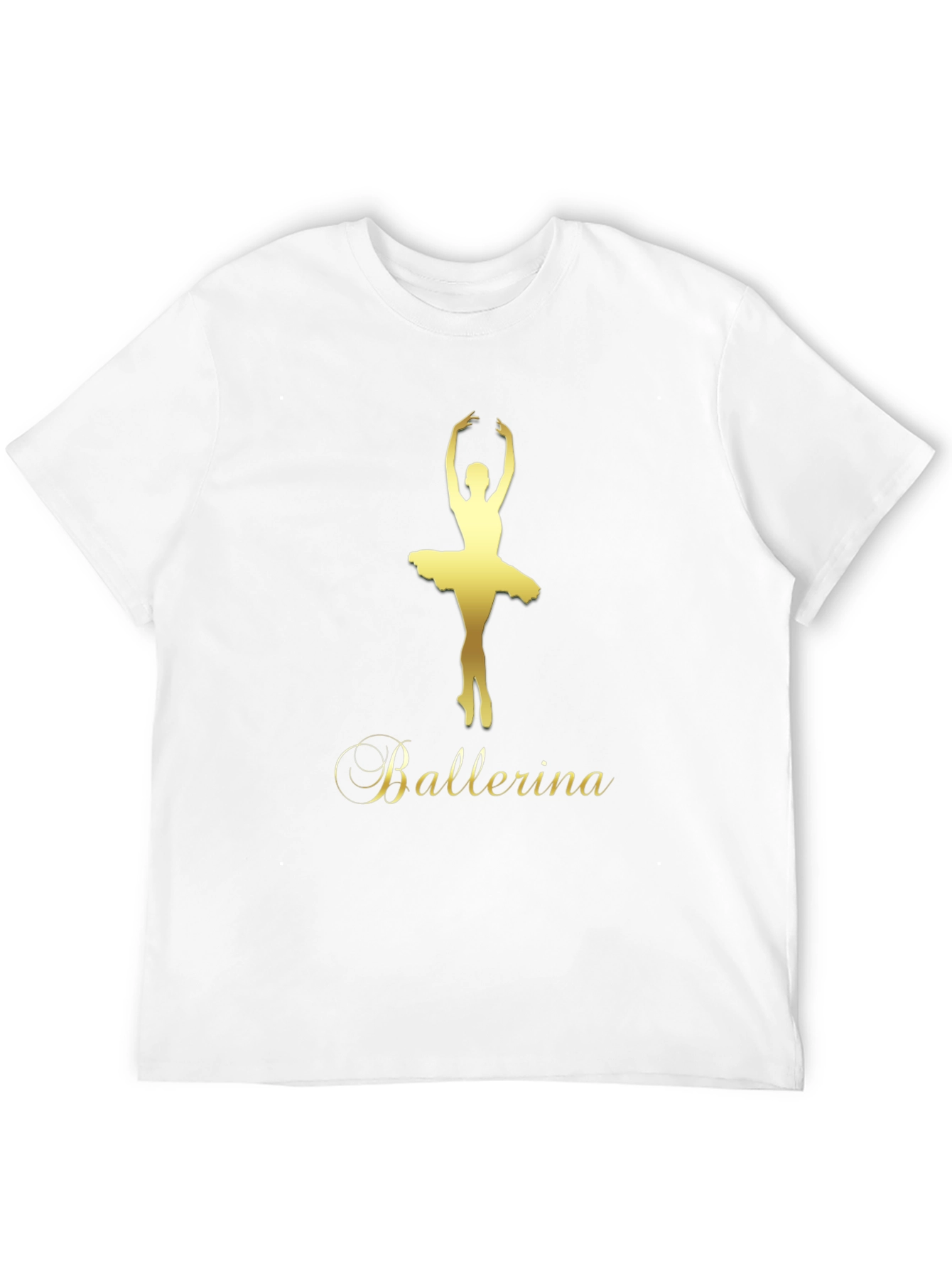 Ballerina Dance T-Shirt - Black Cotton Blend Tee