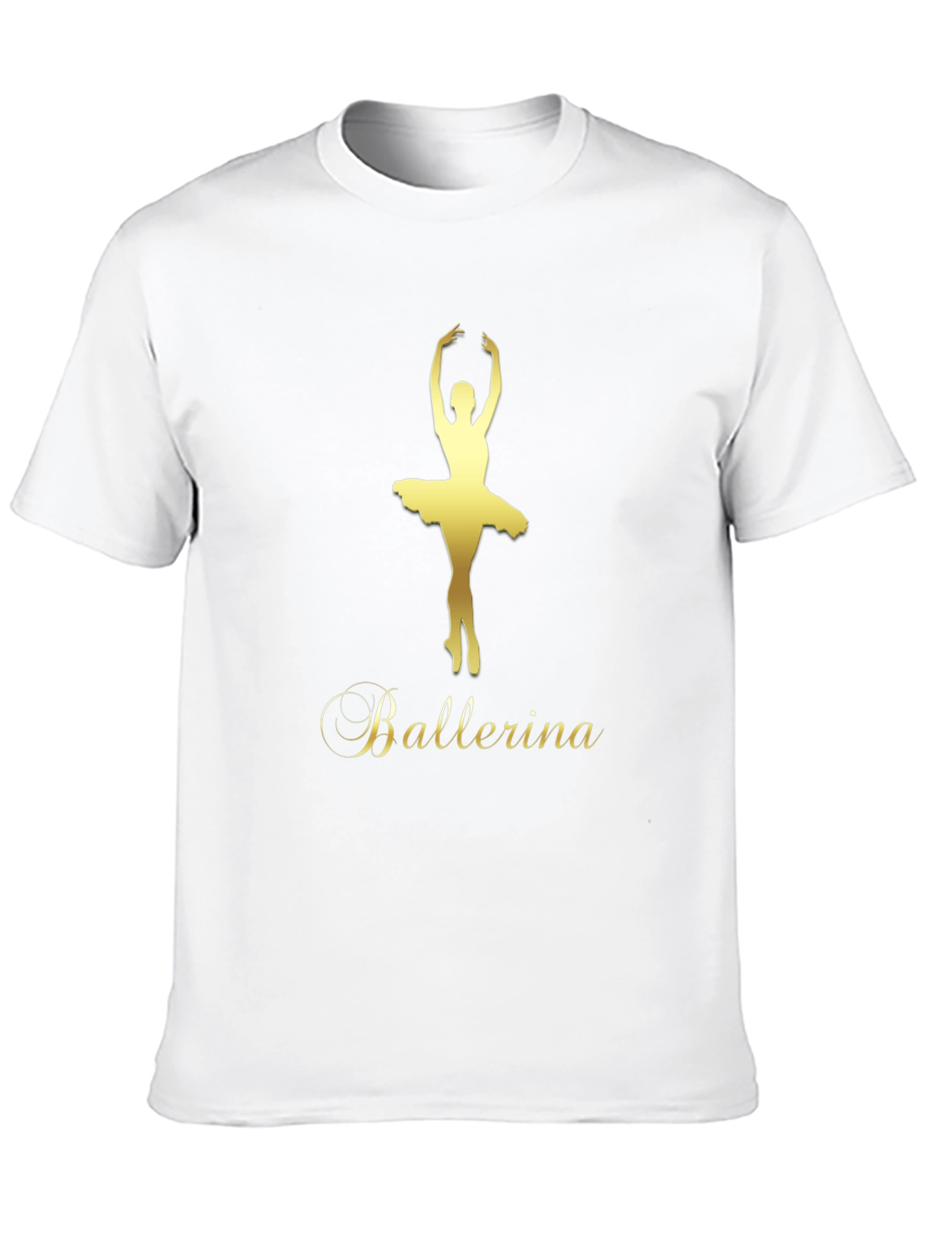 Ballerina Dance T-Shirt - Black Cotton Blend Tee