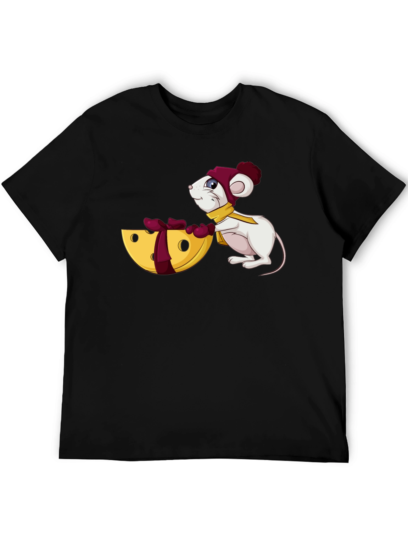 Cute Mouse & Cheese Graphic Tee