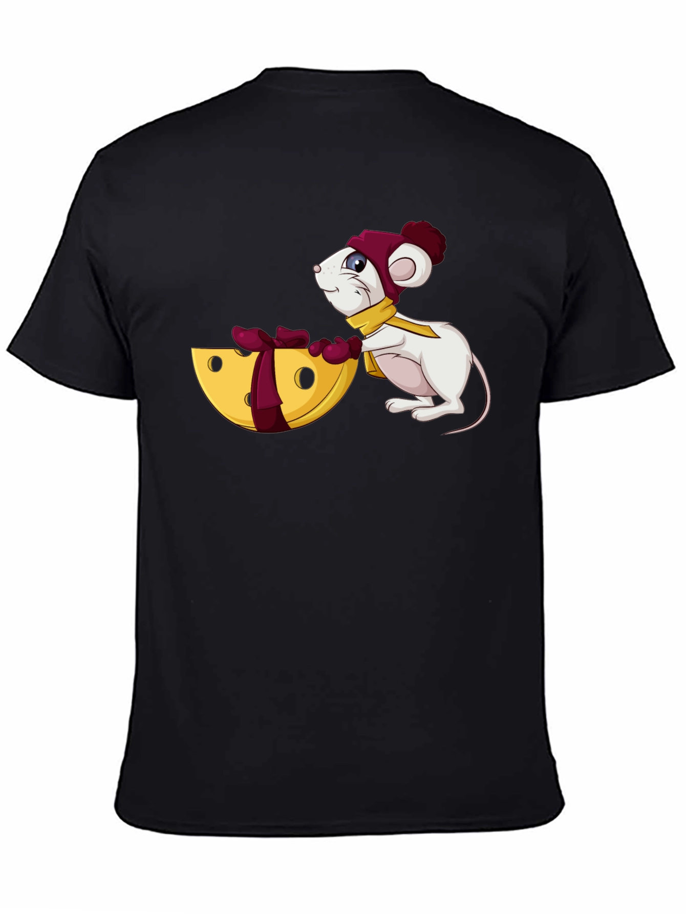 Cute Mouse & Cheese Graphic Tee
