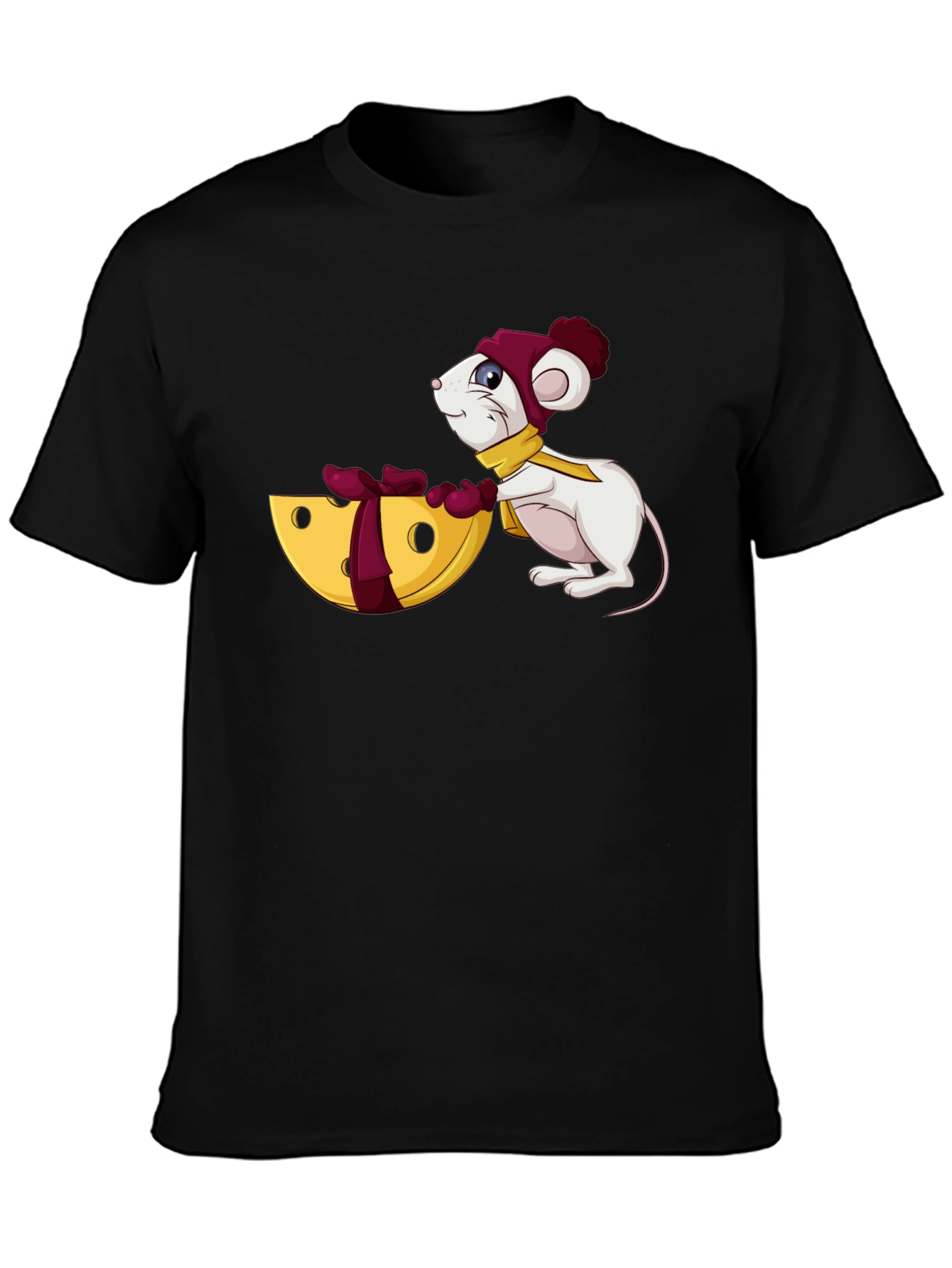 Cute Mouse & Cheese Graphic Tee