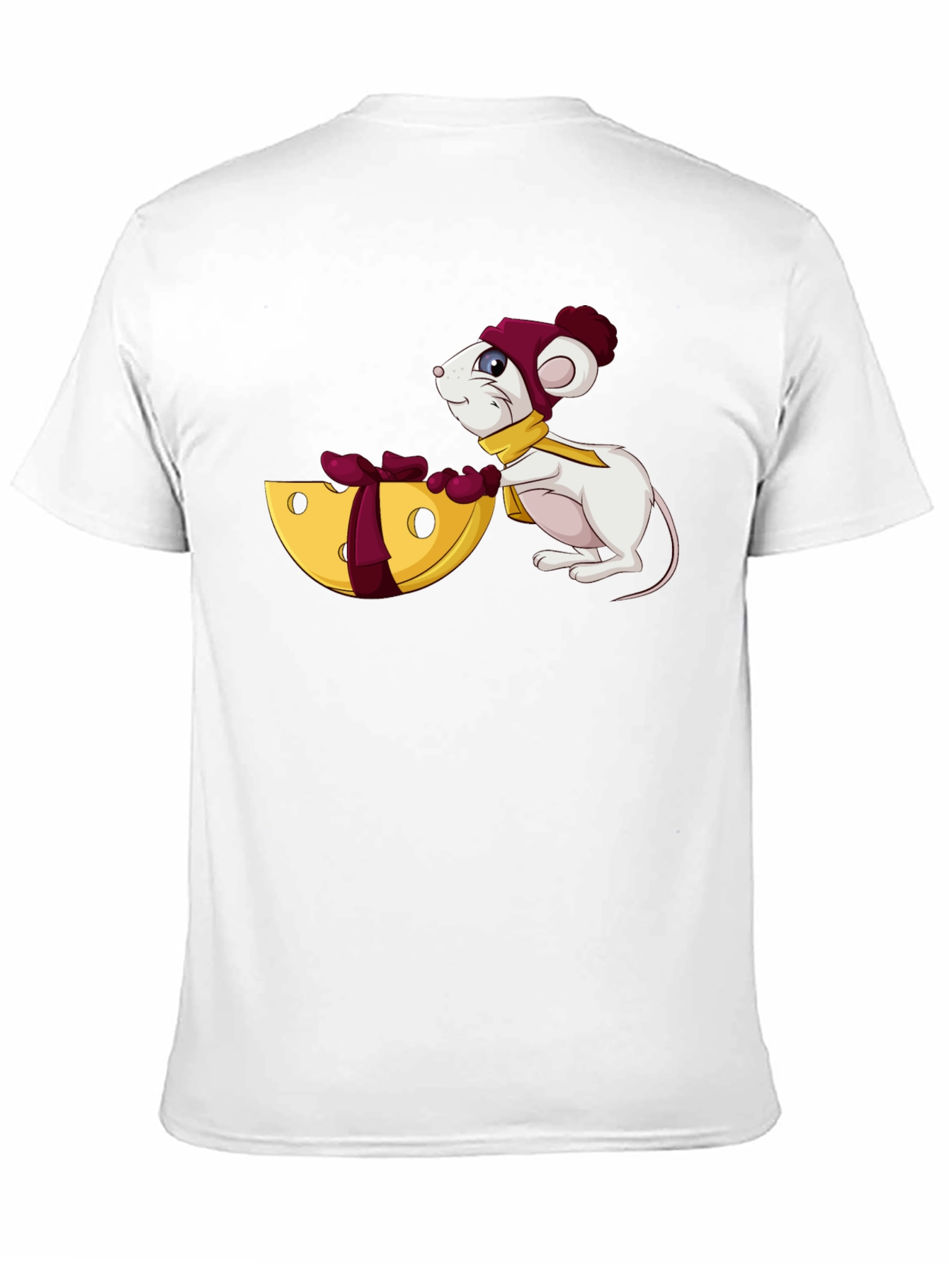 Cute Mouse & Cheese Graphic Tee