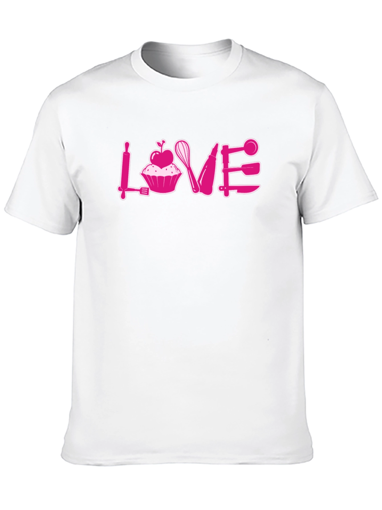 Baking Love Graphic T-Shirt - Black