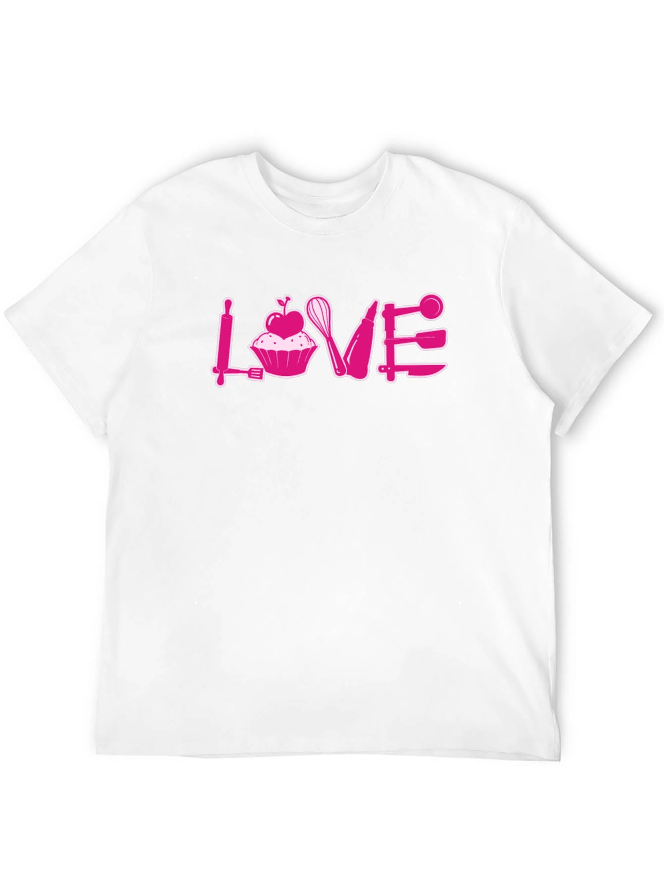 Baking Love Graphic T-Shirt - Black