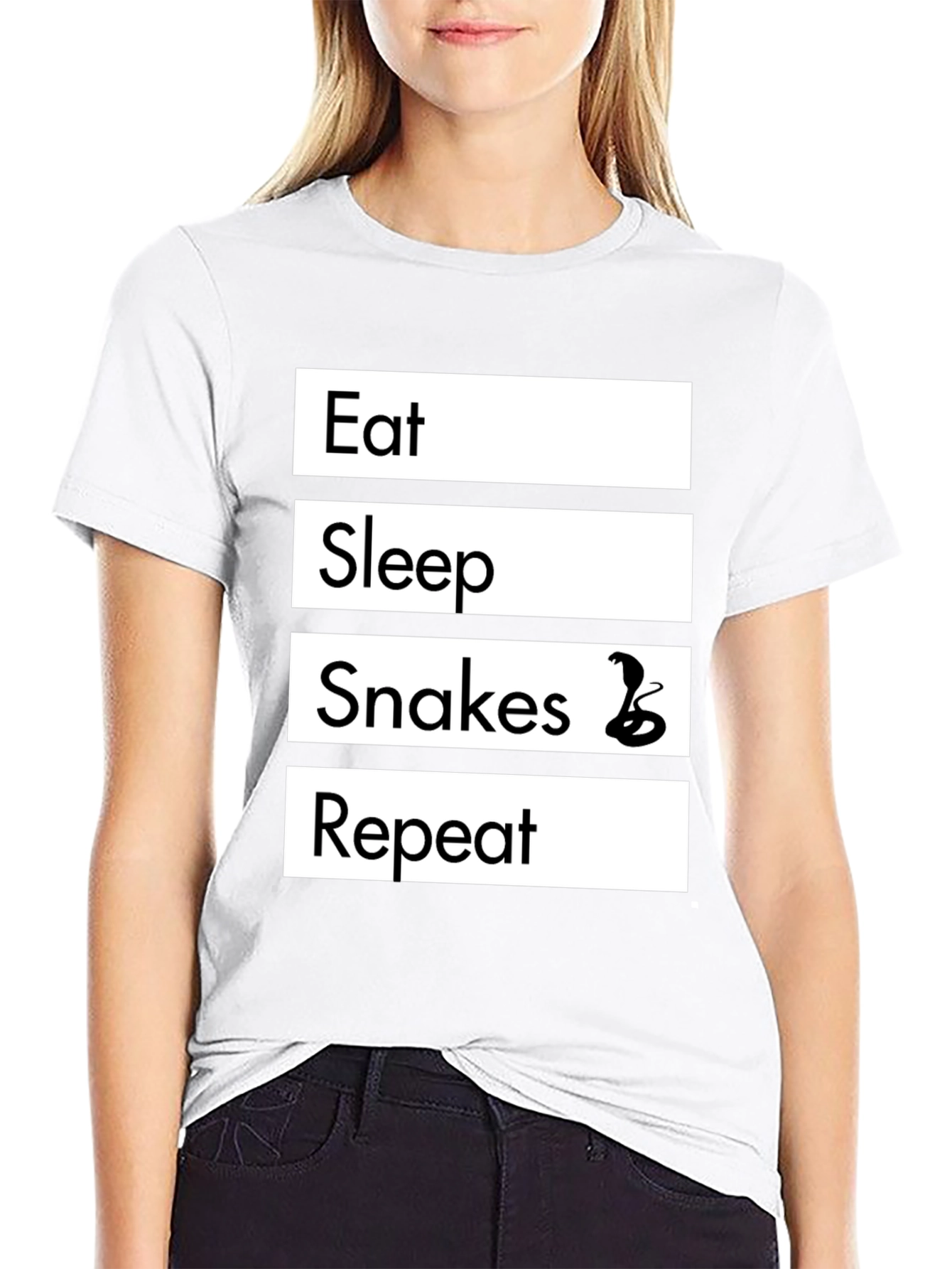 Eat Sleep Snakes Repeat T-Shirt