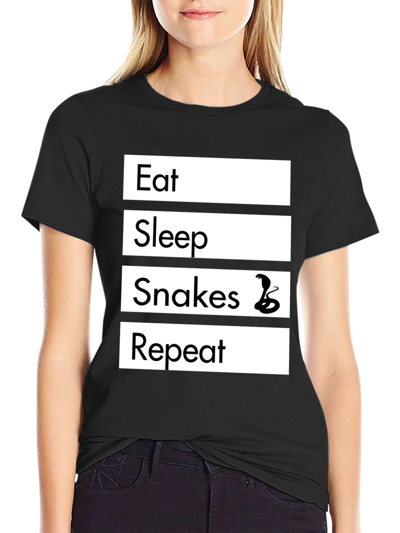 Eat Sleep Snakes Repeat T-Shirt