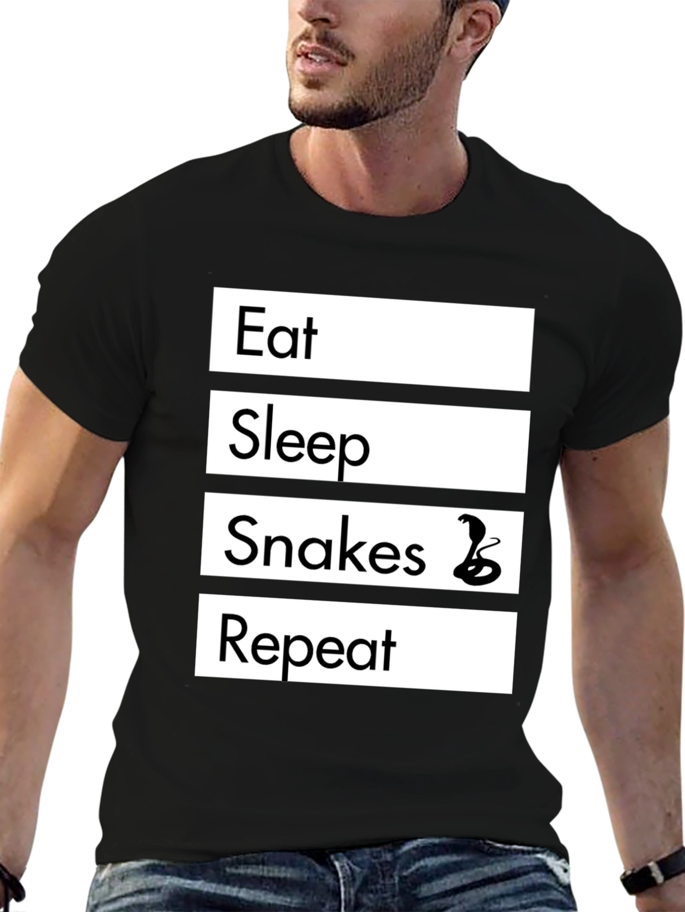 Eat Sleep Snakes Repeat T-Shirt