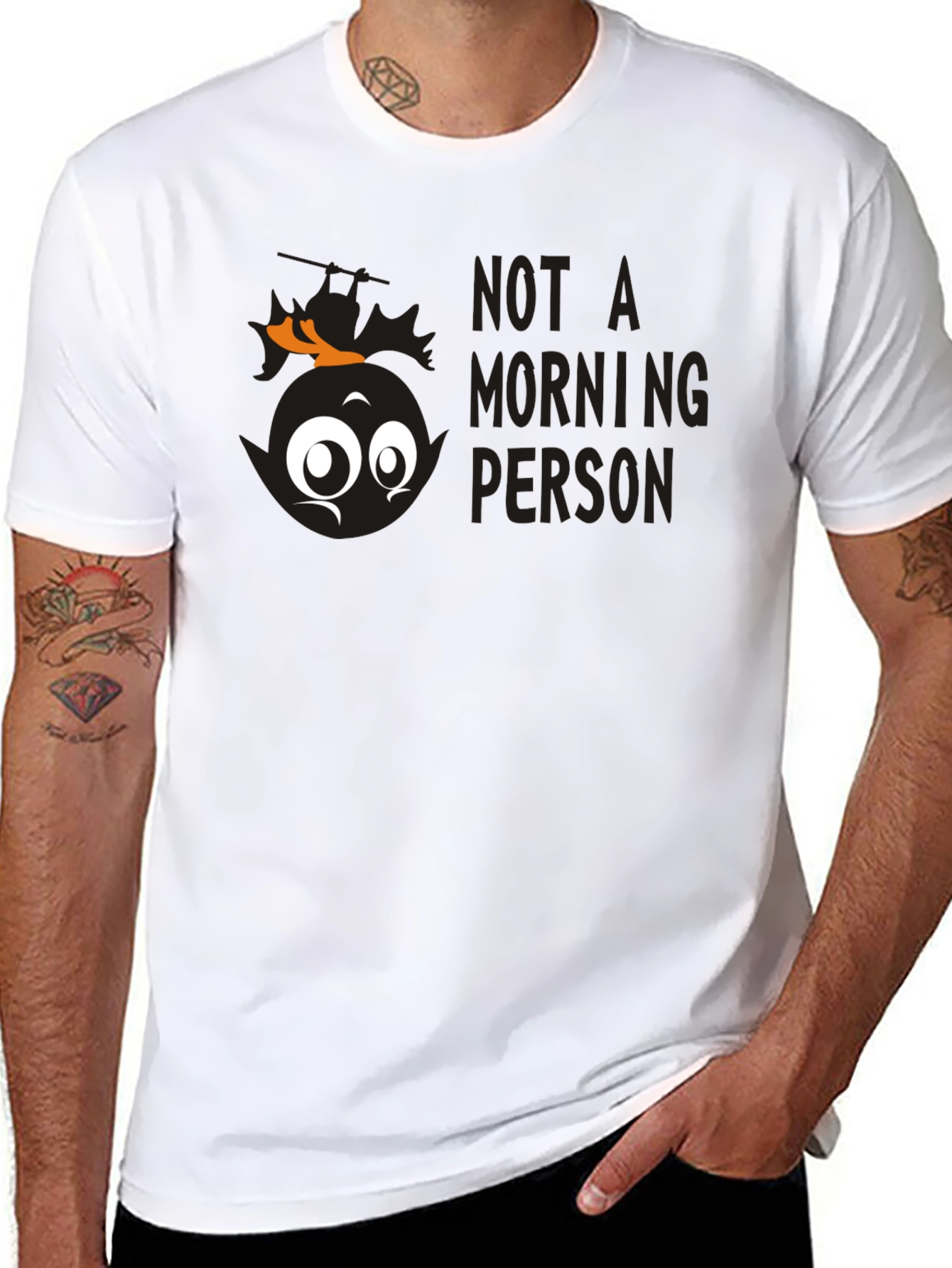 Funny Not A Morning Person Graphic Tee