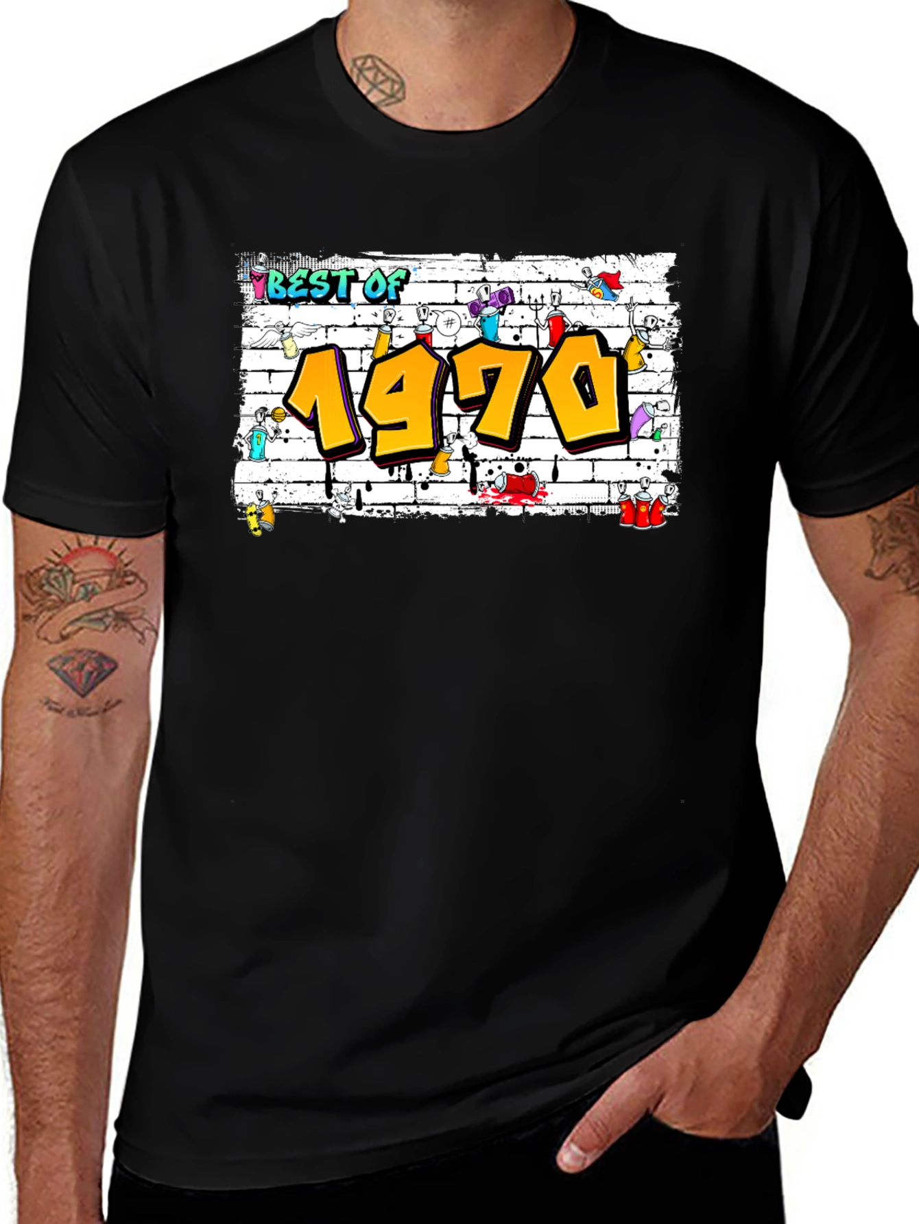 Best of 1970 Graffiti Tee