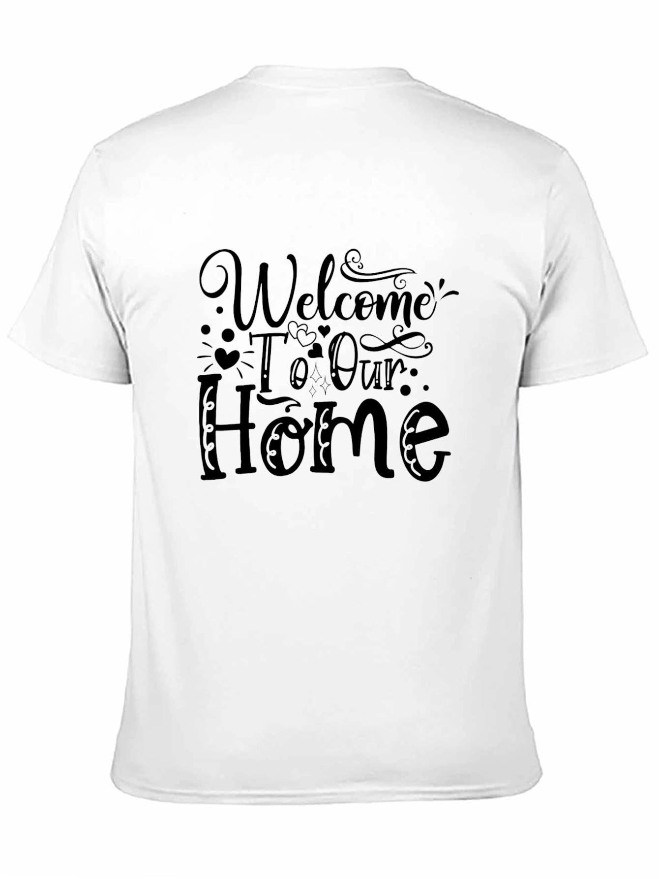 Welcome Home Graphic Tee - Stylish Comfort