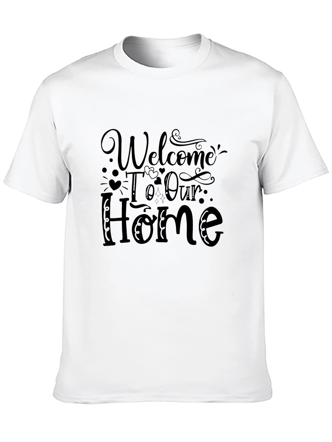 Welcome Home Graphic Tee - Stylish Comfort