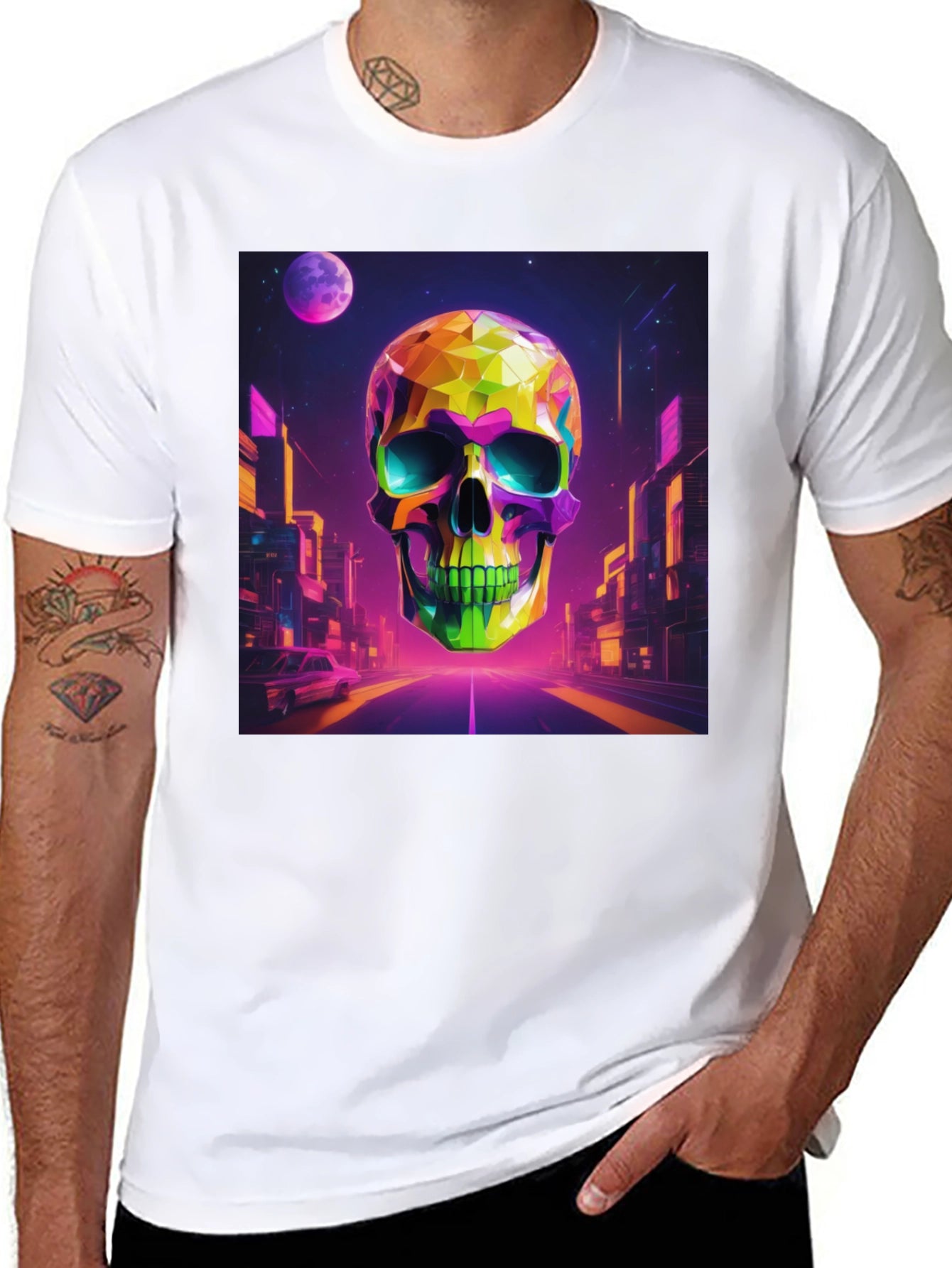Cyberpunk Skull T-Shirt