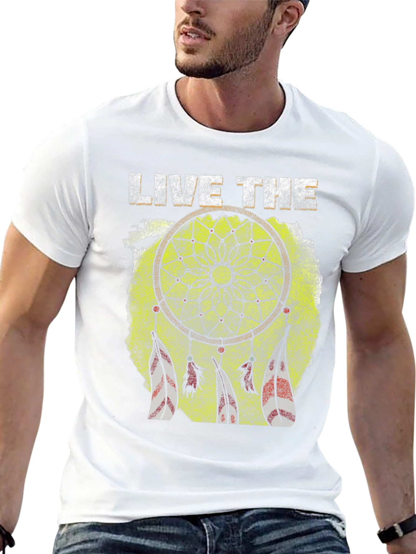 Live the Dream T-Shirt - Dreamcatcher Design