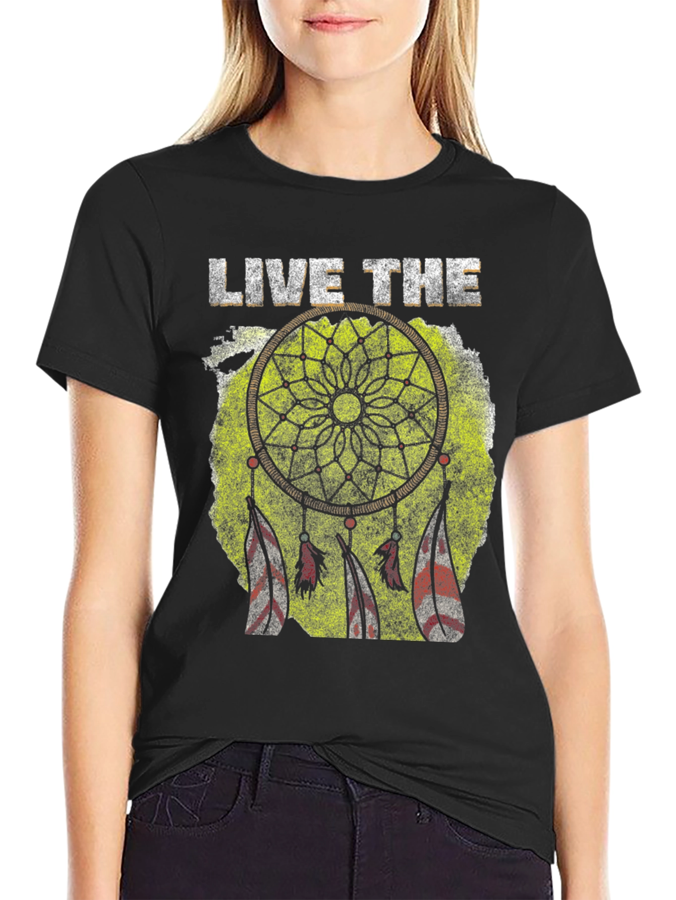 Live the Dream T-Shirt - Dreamcatcher Design
