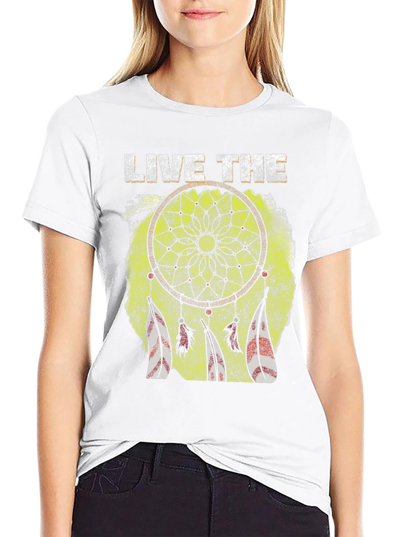 Live the Dream T-Shirt - Dreamcatcher Design