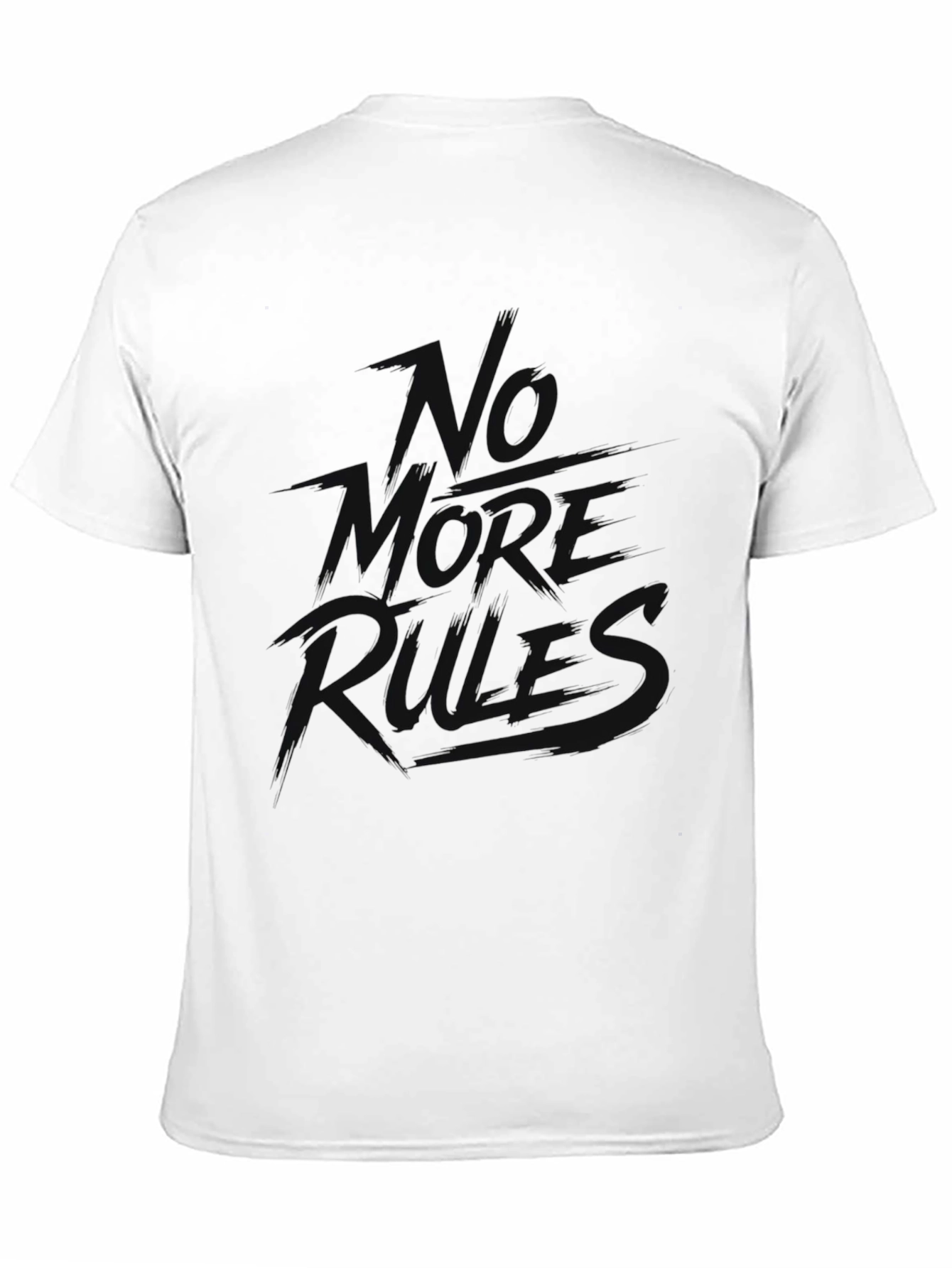 No More Rules Black Graphic Tee