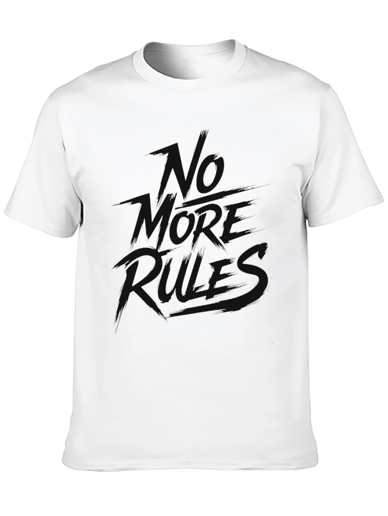 No More Rules Black Graphic Tee