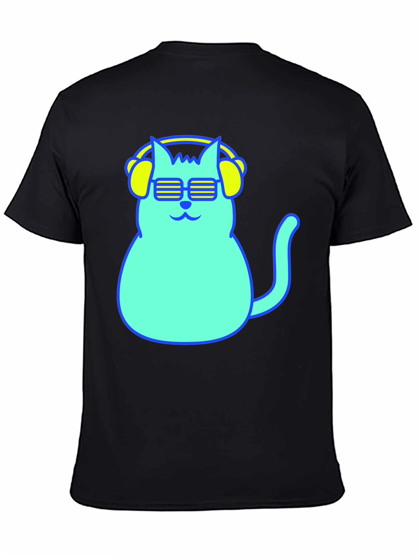 Cool Cat Tee - Neon Style