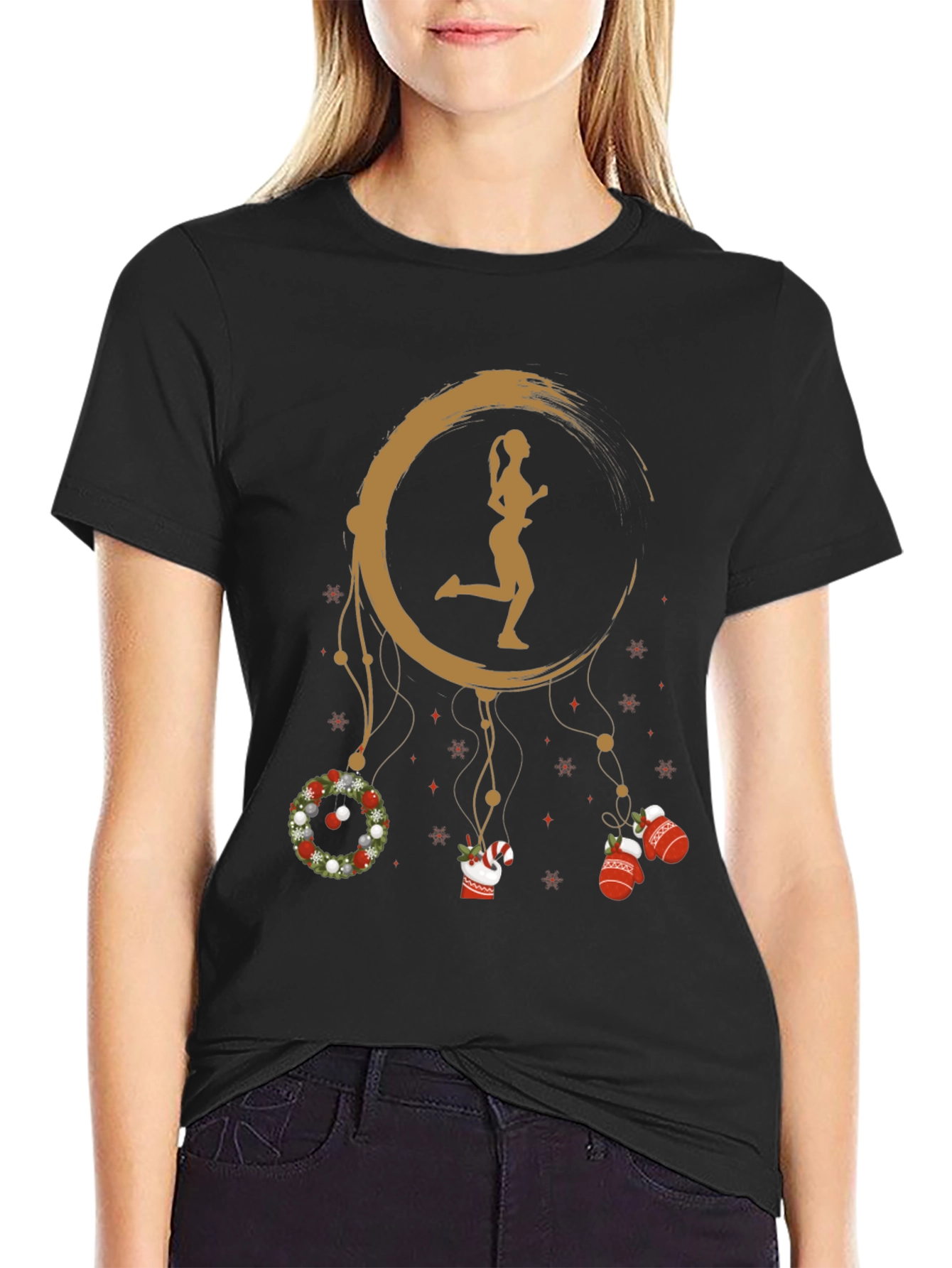 Christmas Runner Dream Catcher T-Shirt