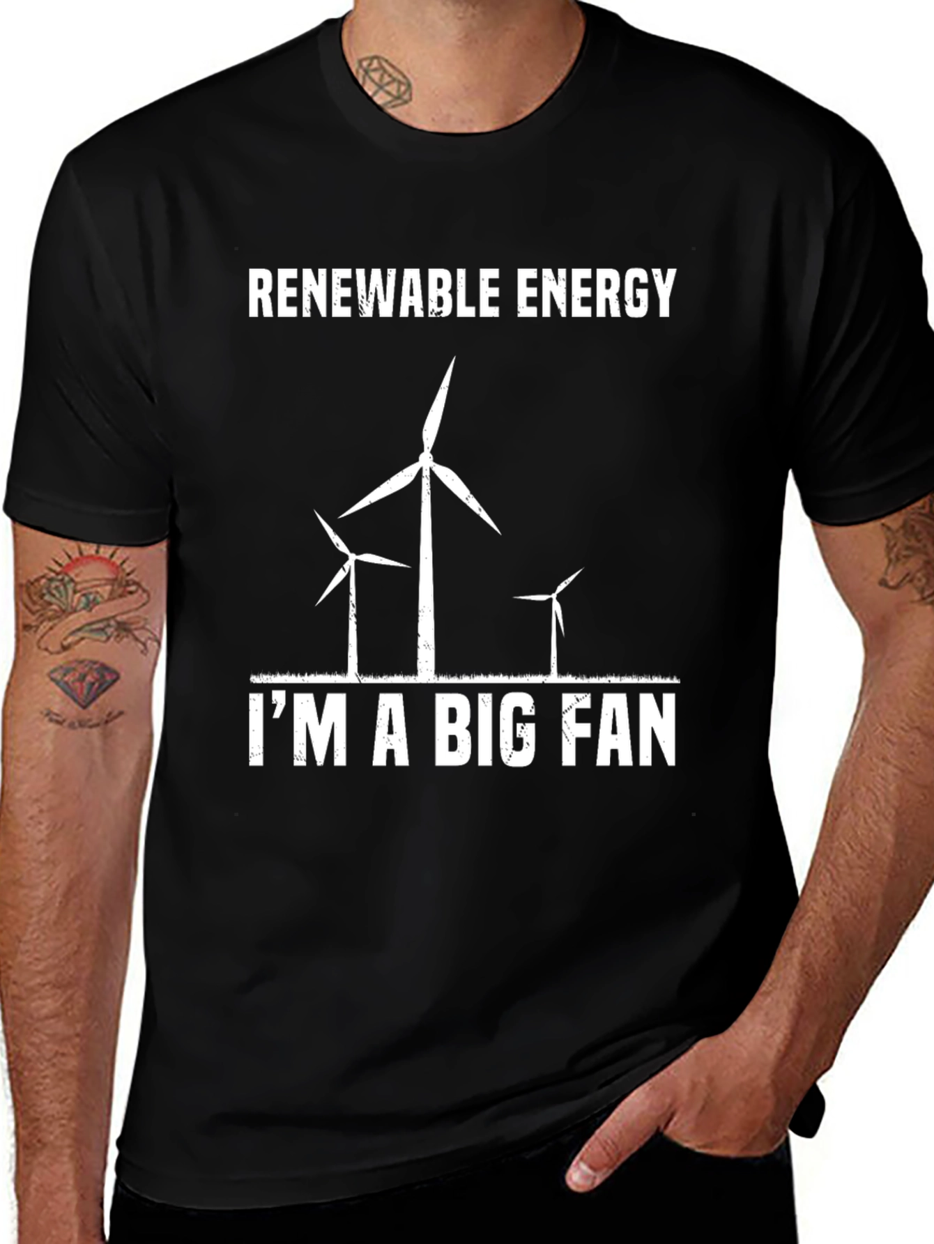 Renewable Energy Im a Big Fan T-Shirt