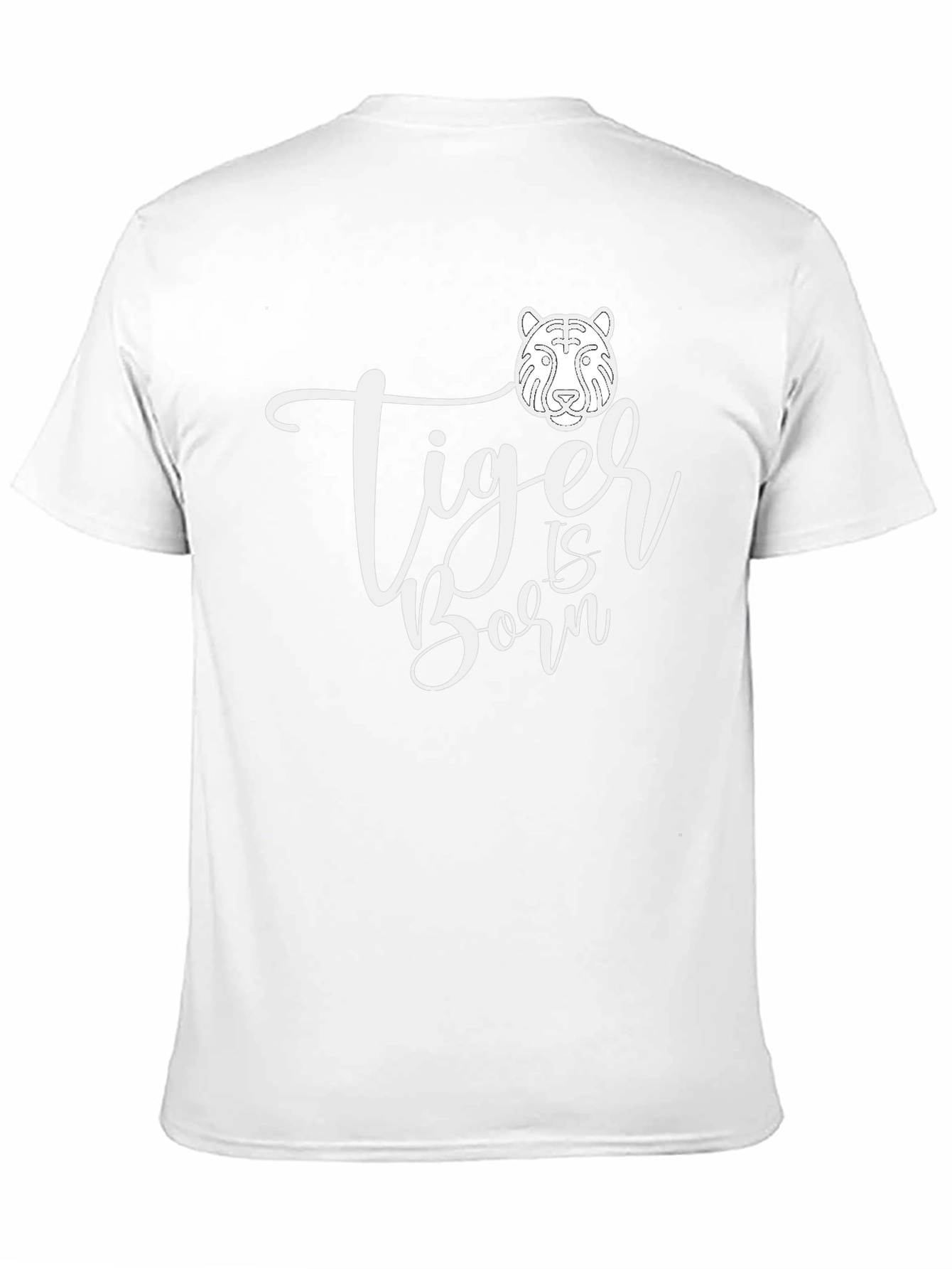 Tiger Is Born Black Graphic Tee