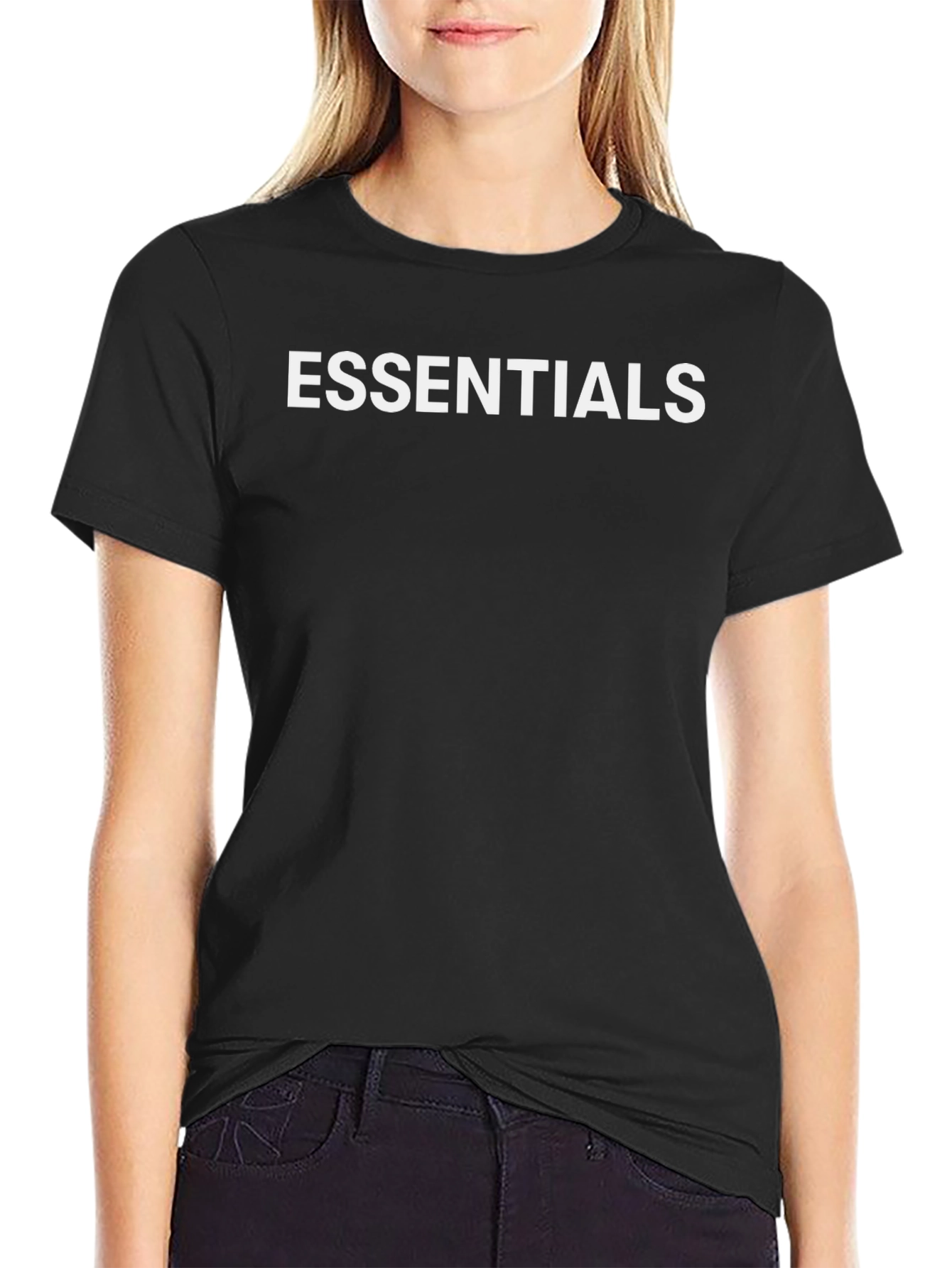 Essentials Black T-Shirt - Classic Comfort Fit