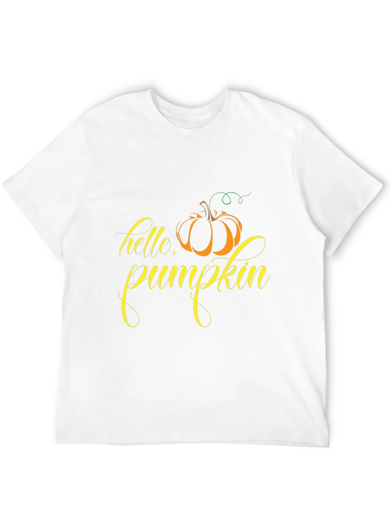 Hello Pumpkin Black Graphic Tee