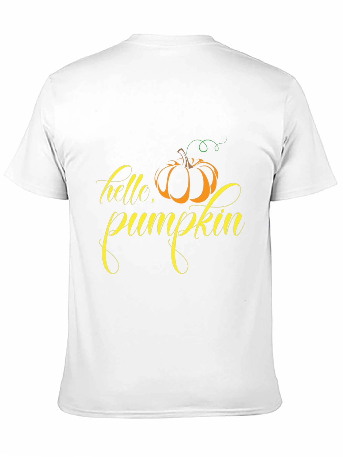 Hello Pumpkin Black Graphic Tee