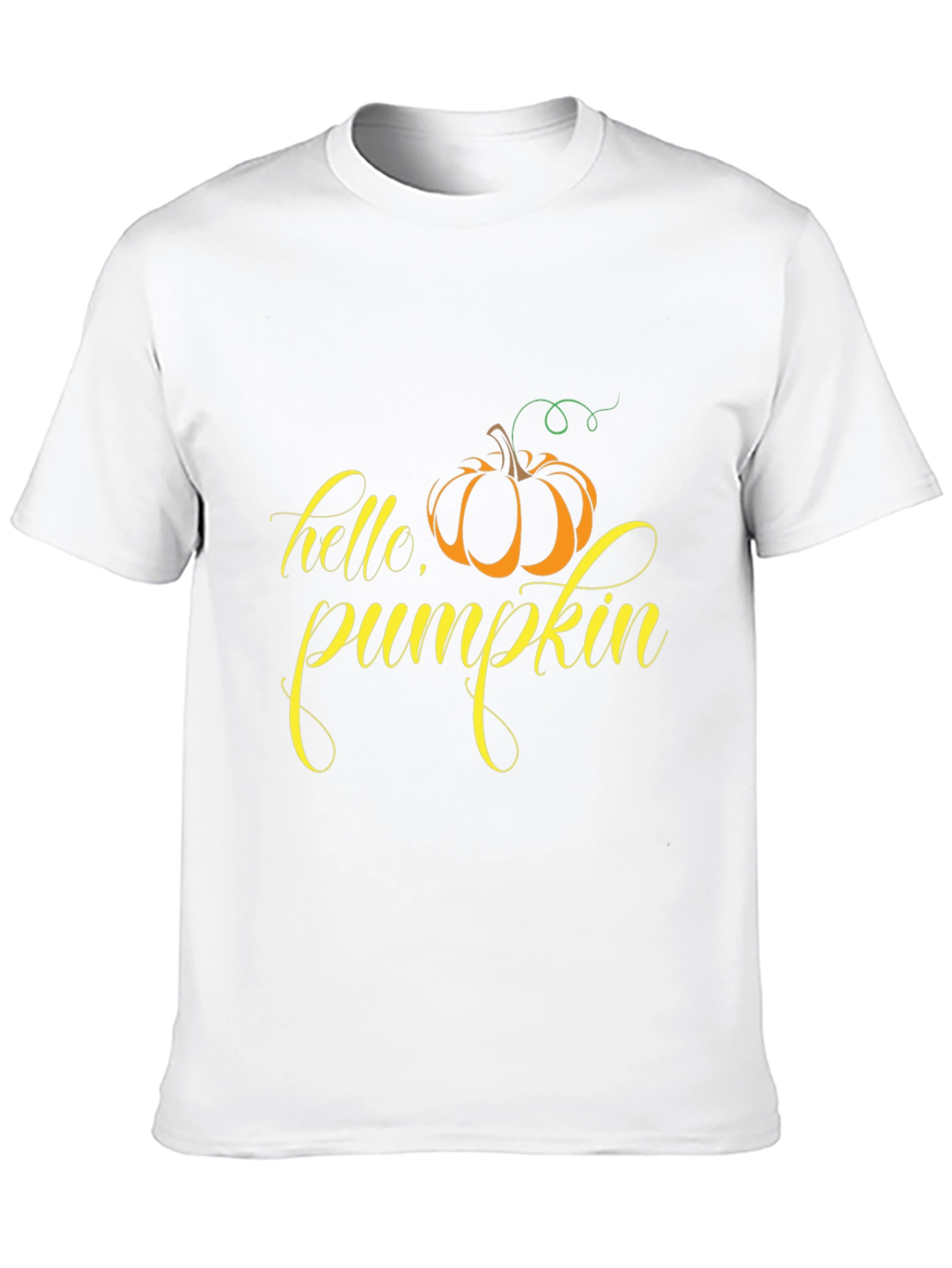 Hello Pumpkin Black Graphic Tee