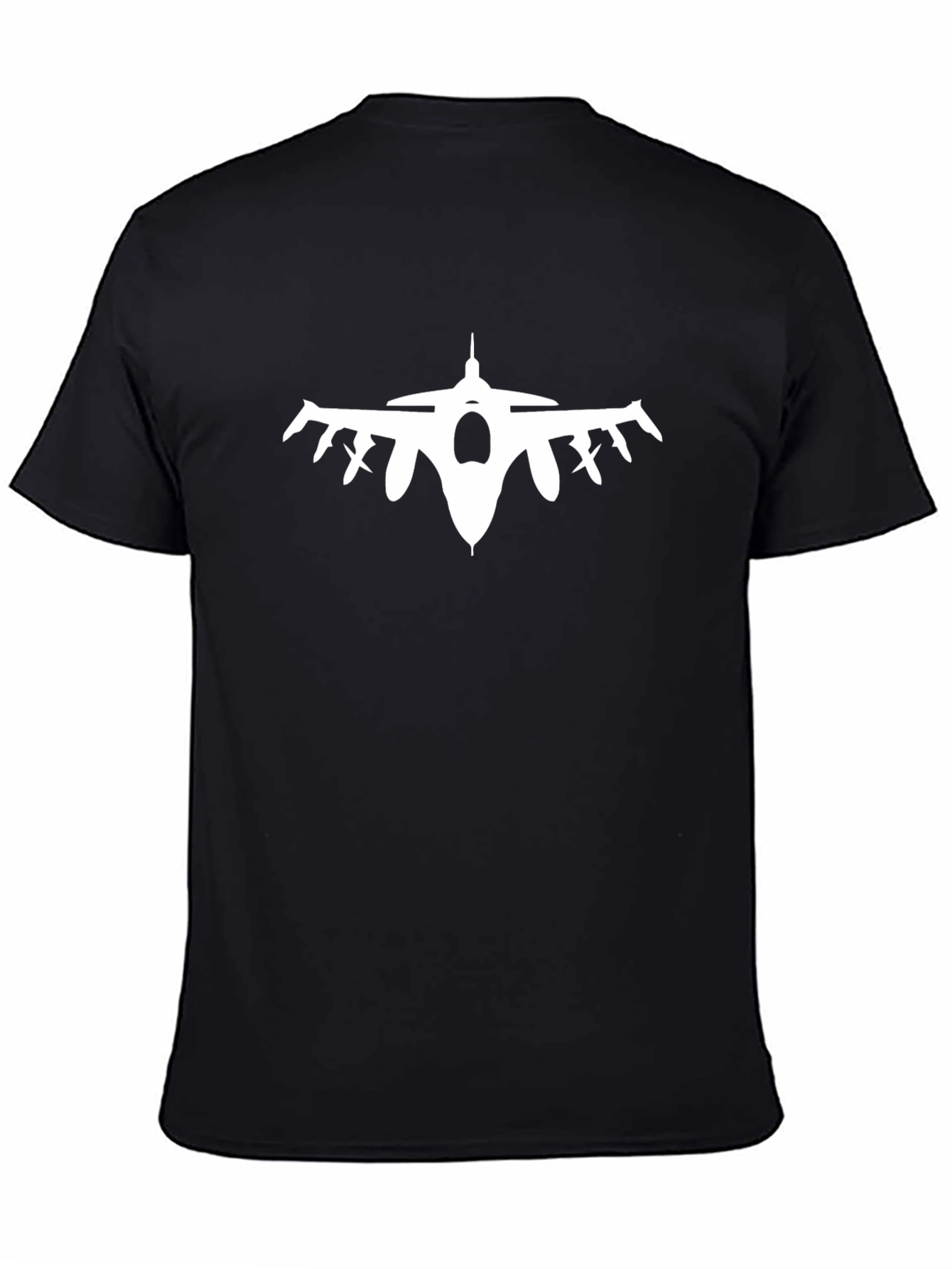 Jet Fighter Silhouette T-Shirt - Cool Graphic Tee