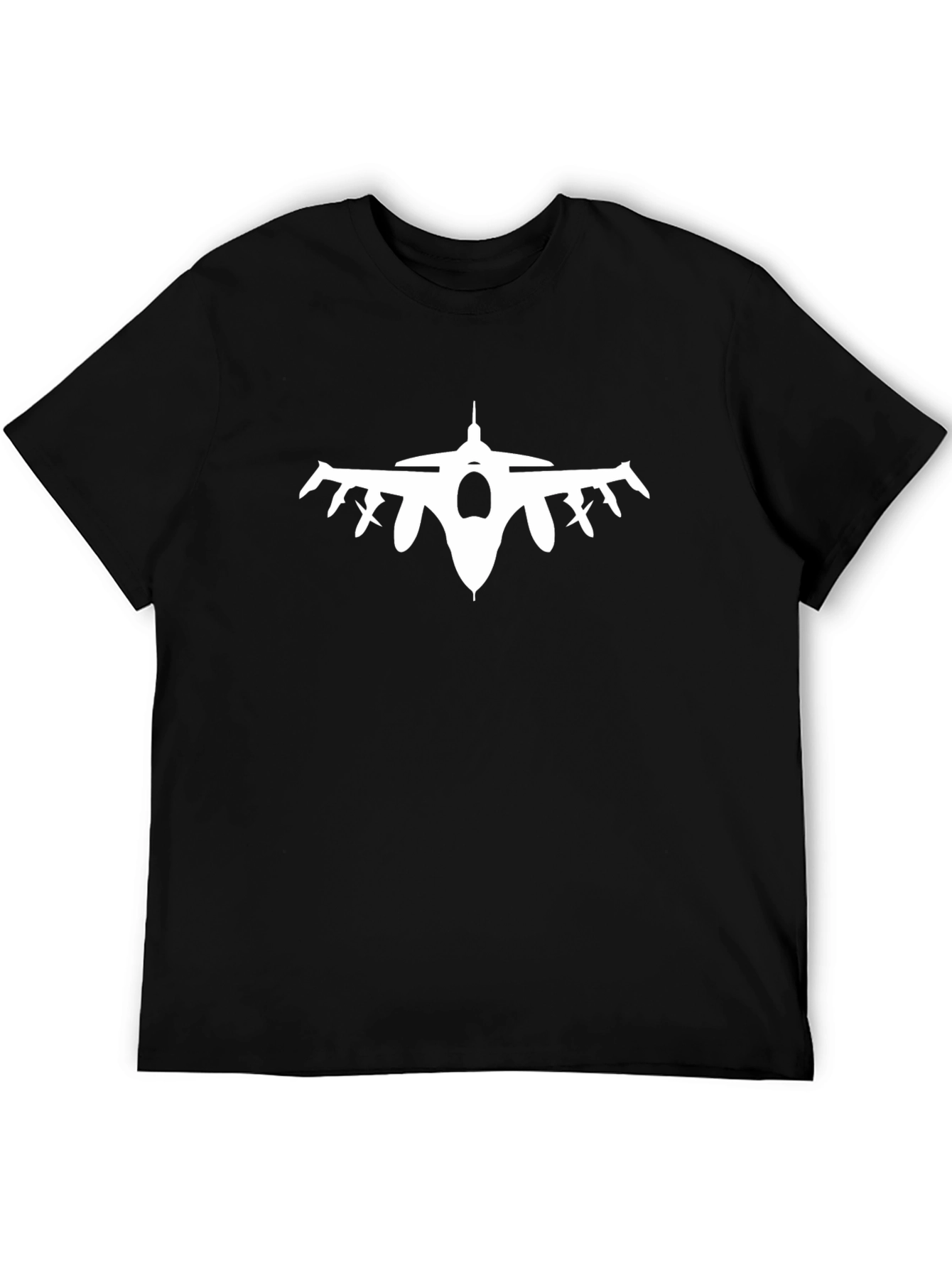 Jet Fighter Silhouette T-Shirt - Cool Graphic Tee