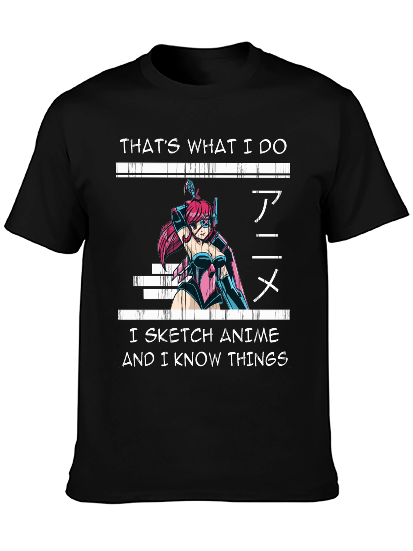 Anime Sketch T-Shirt - Thats What I Do