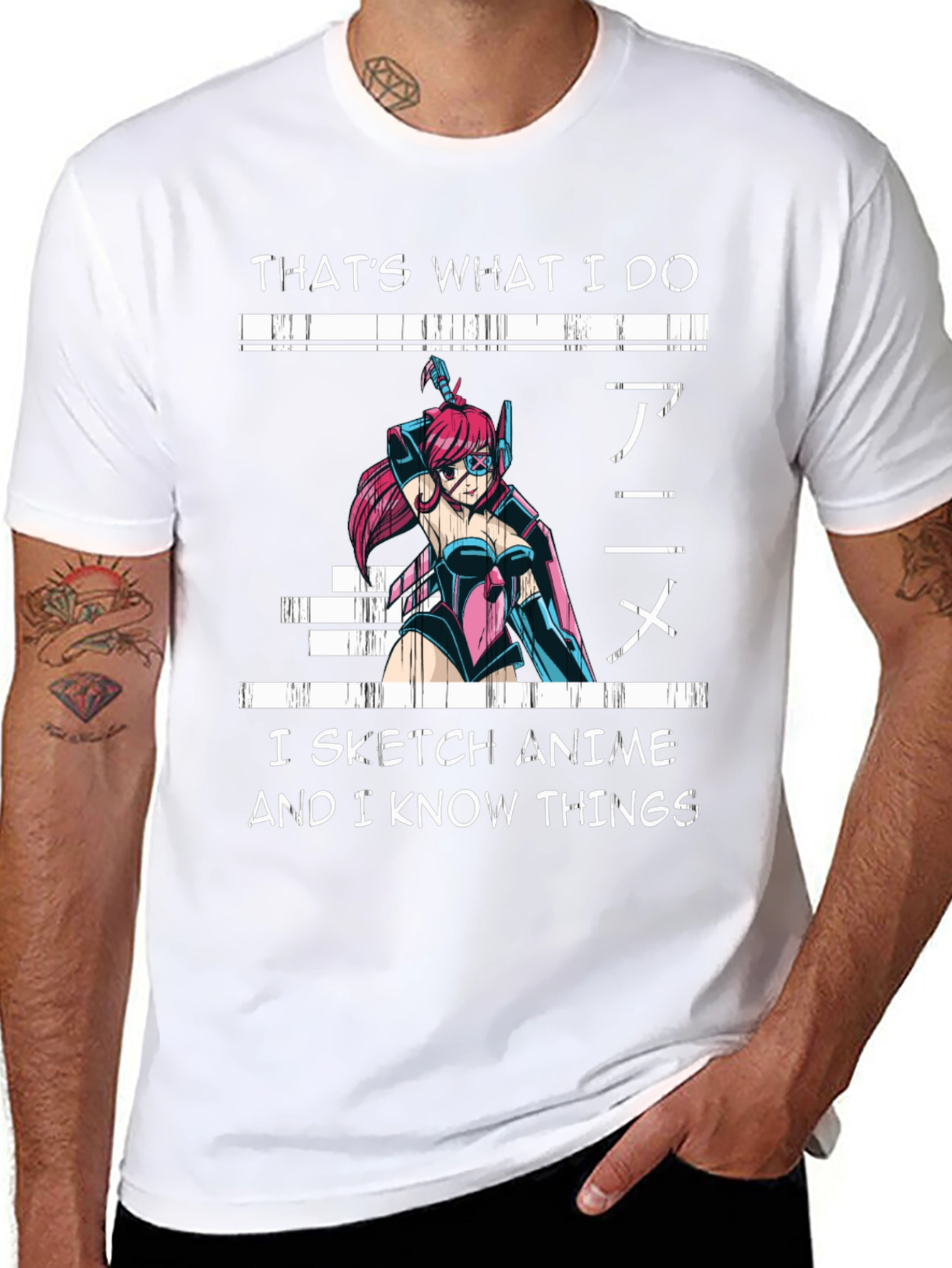 Anime Sketch T-Shirt - Thats What I Do