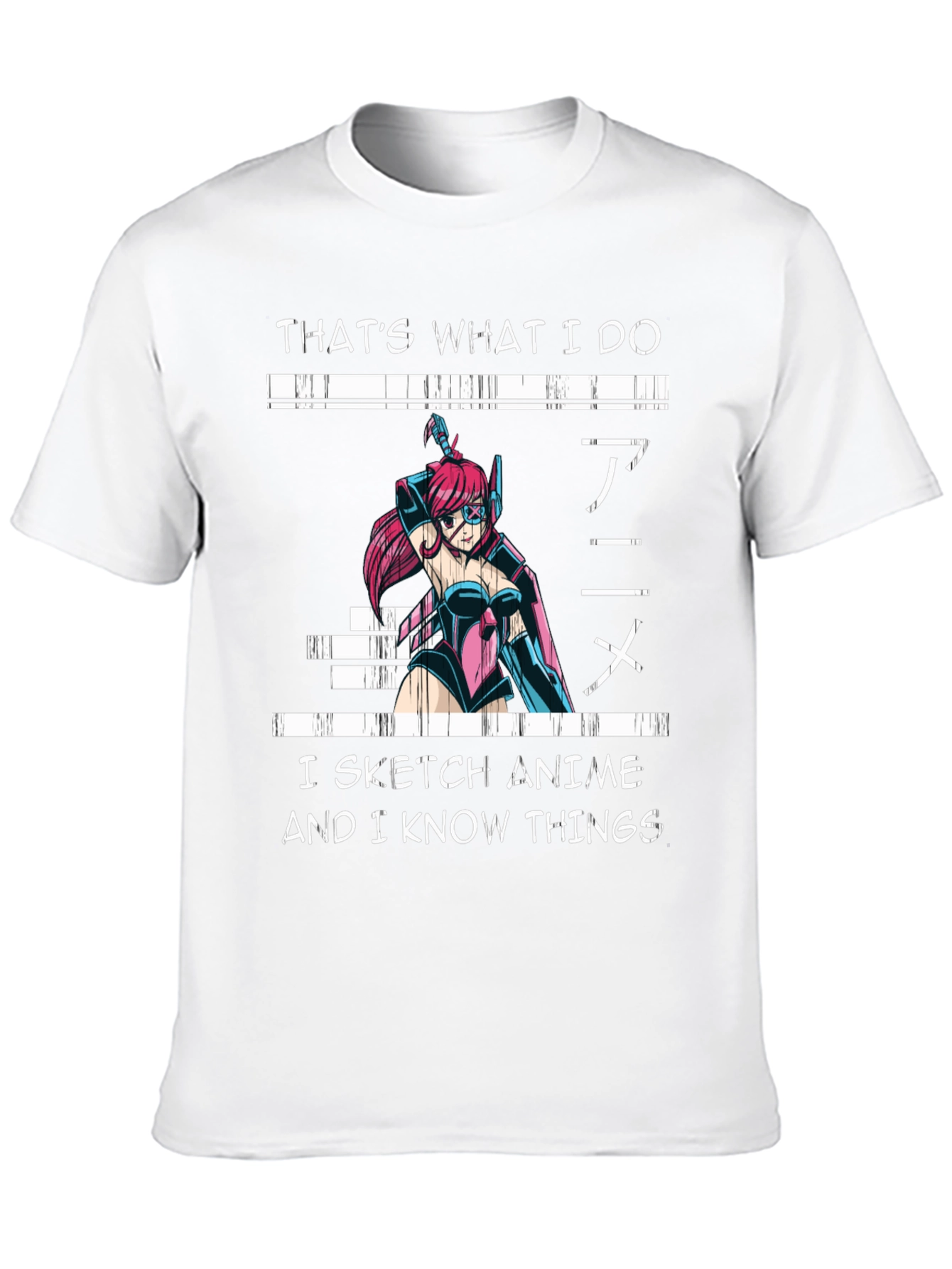Anime Sketch T-Shirt - Thats What I Do