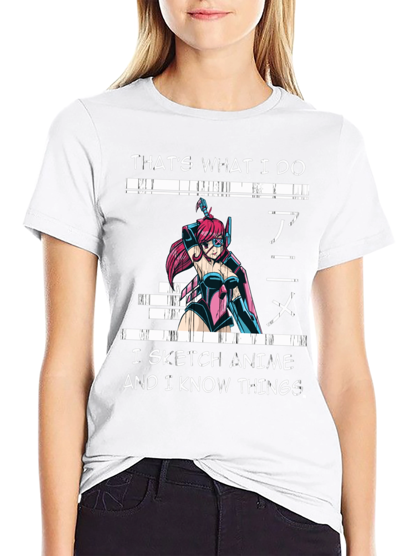 Anime Sketch T-Shirt - Thats What I Do