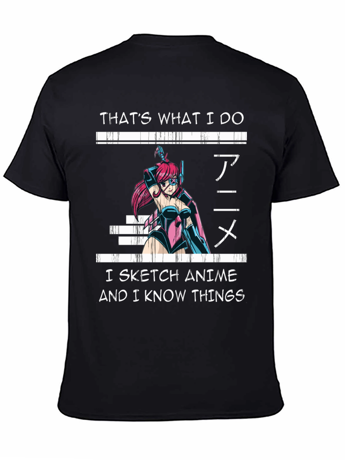 Anime Sketch T-Shirt - Thats What I Do