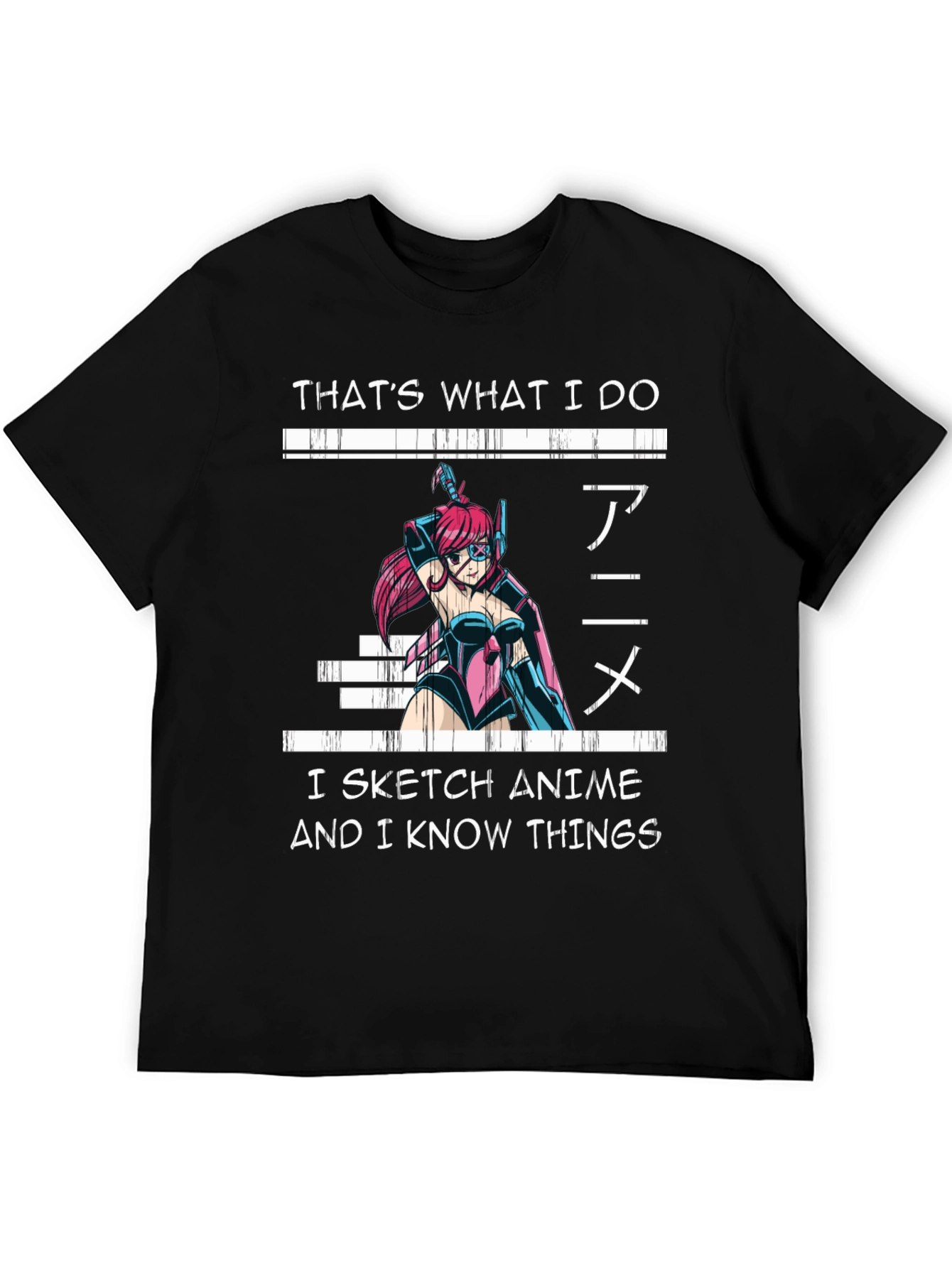 Anime Sketch T-Shirt - Thats What I Do
