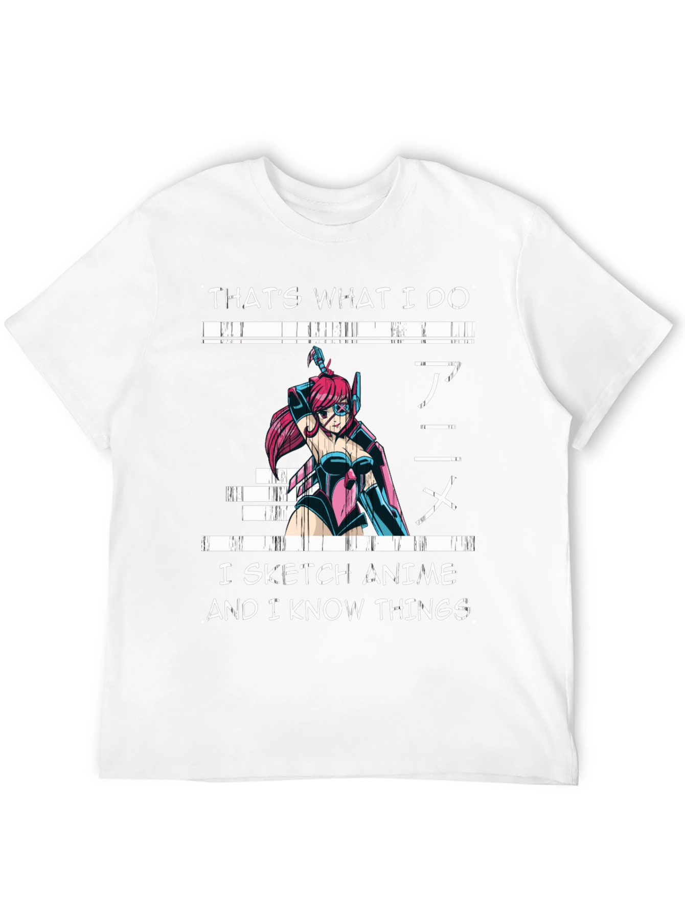 Anime Sketch T-Shirt - Thats What I Do