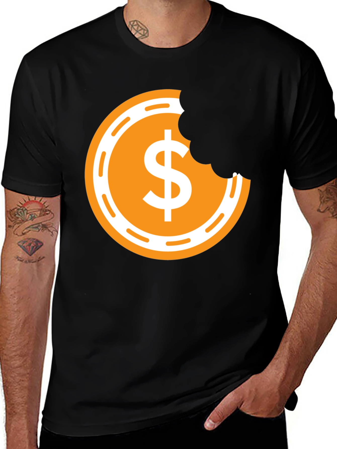 Bitcoin Bite Black Tee